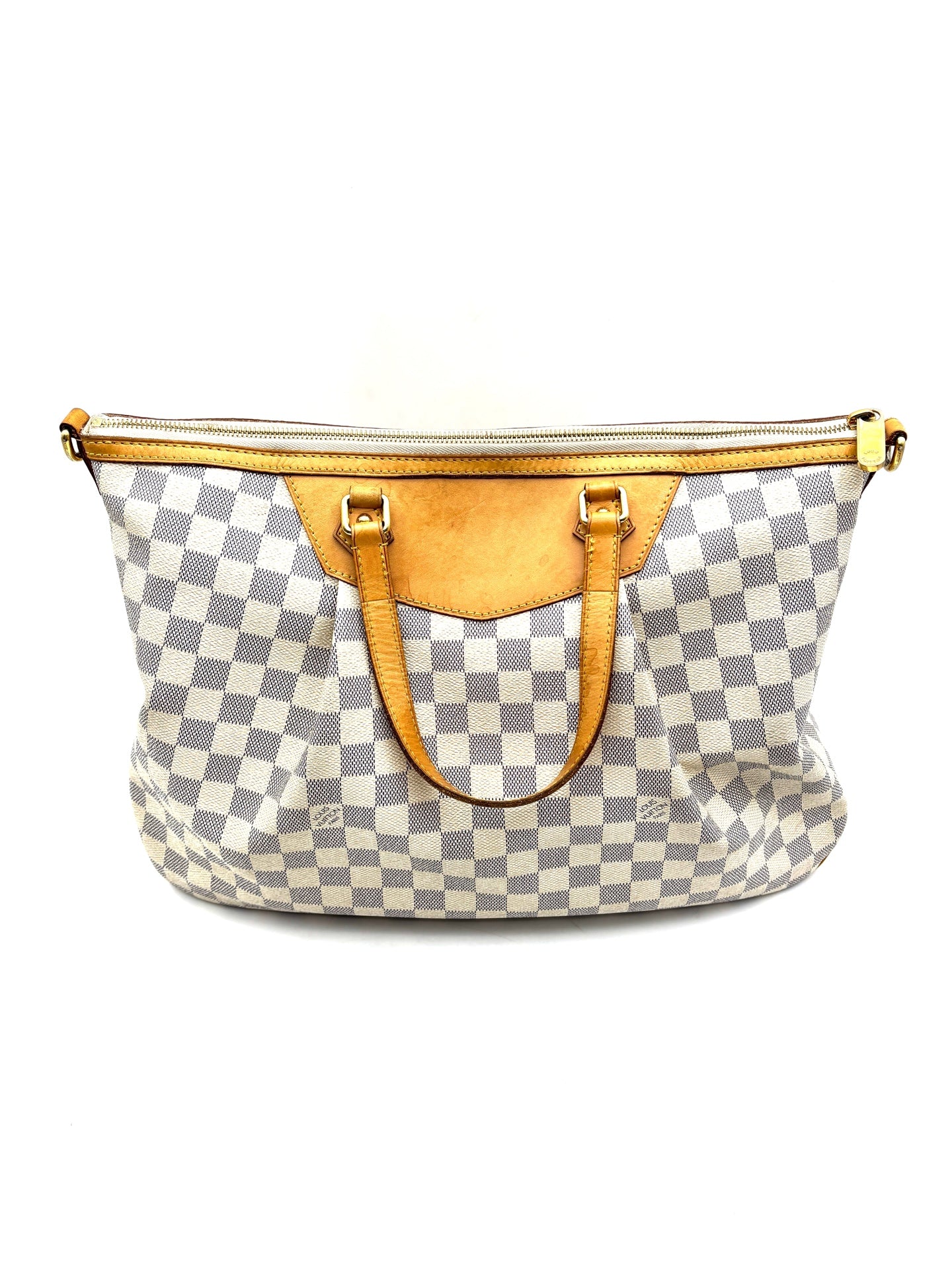 Louis Vuitton - Tote - Coated canvas with Vachetta leather trim - White - (Large)