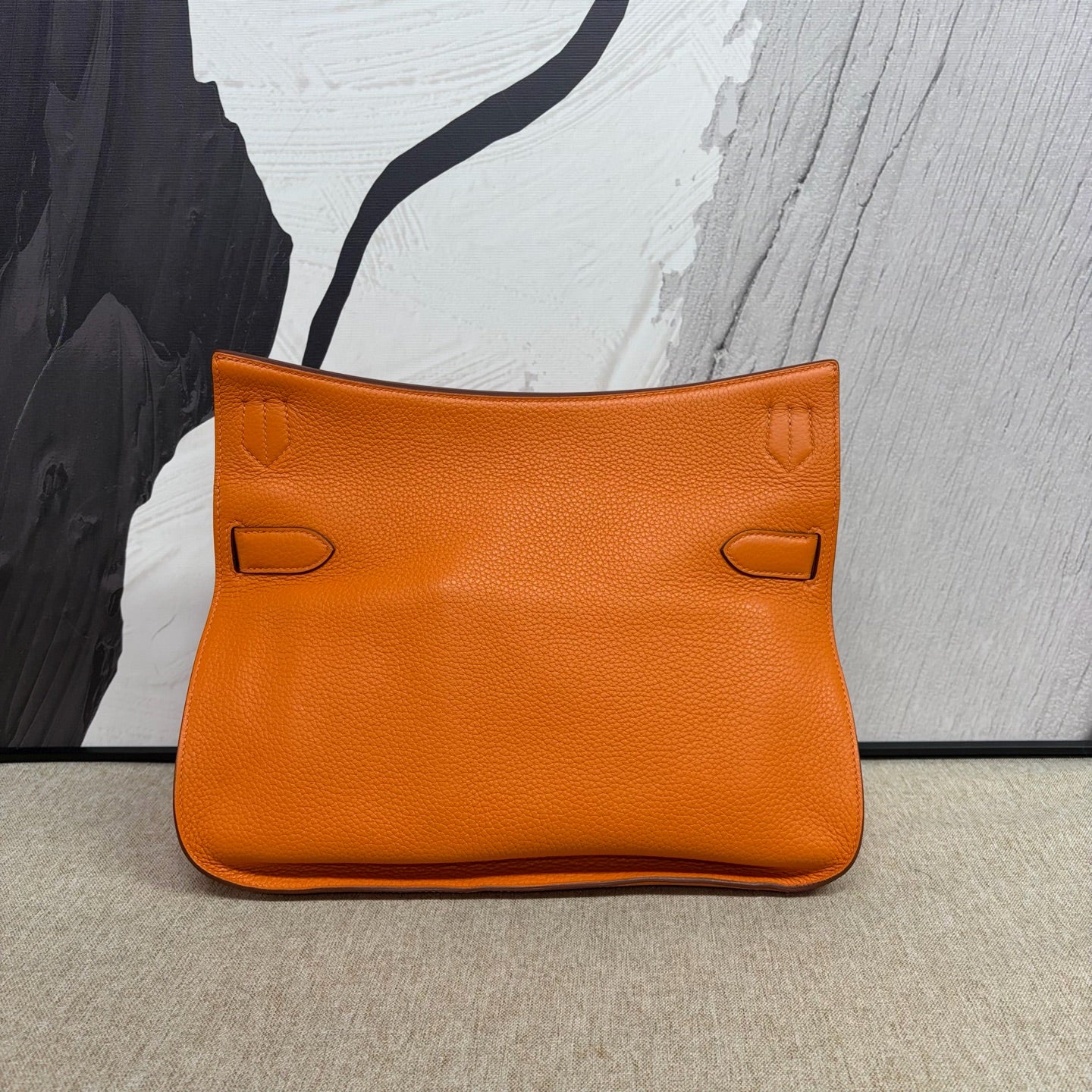 Hermès - Jypsiere 34 - Taurillon Clemence leather - Orange - (Large)