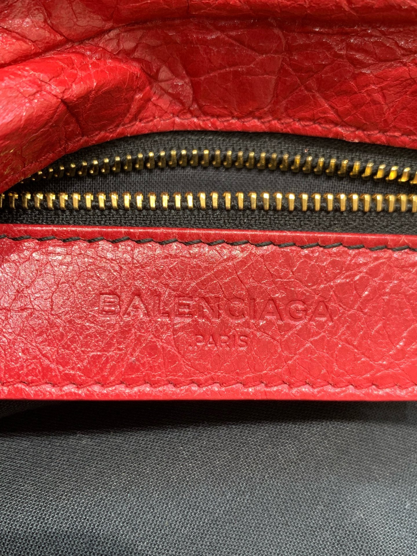 Balenciaga - Motorcycle Envelope Bag - Leather - Red - (small)