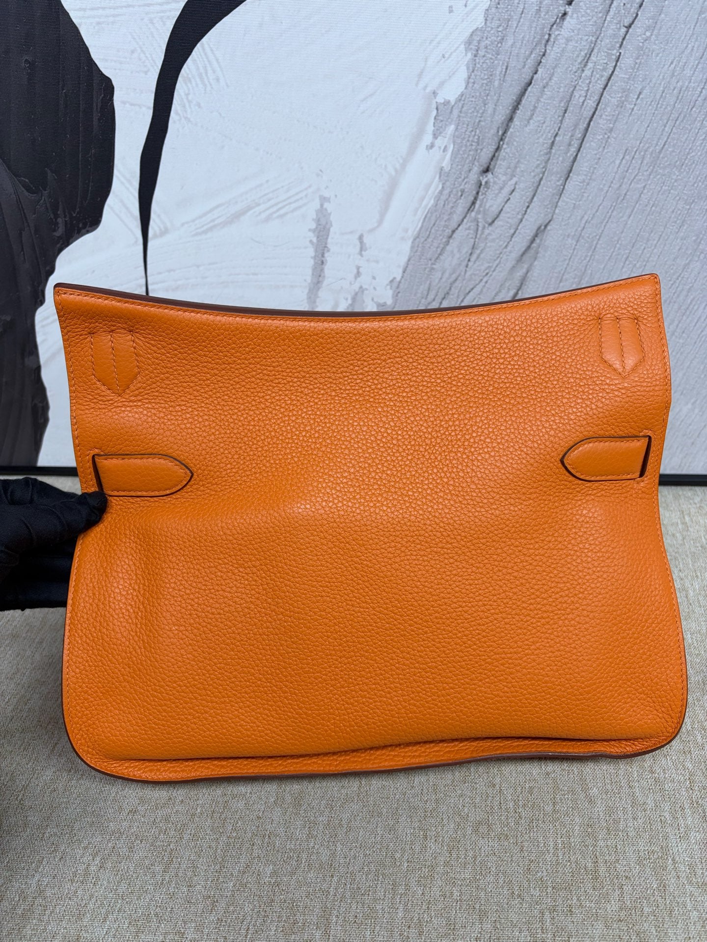 Hermès - Jypsiere 34 - Taurillon Clemence leather - Orange - (Large)