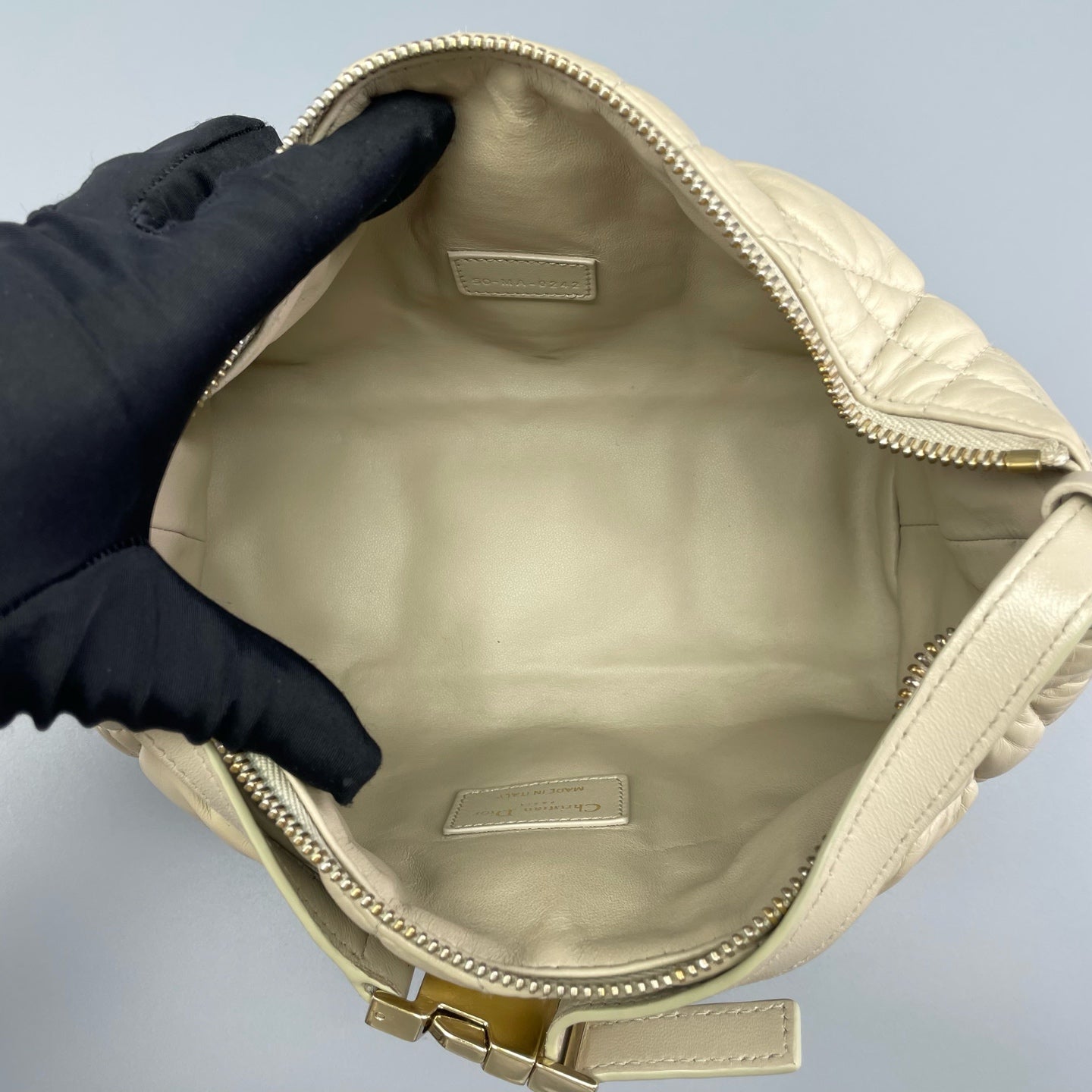 Dior - Travel Nomad Bag - Lambskin leather - Beige - (Small)