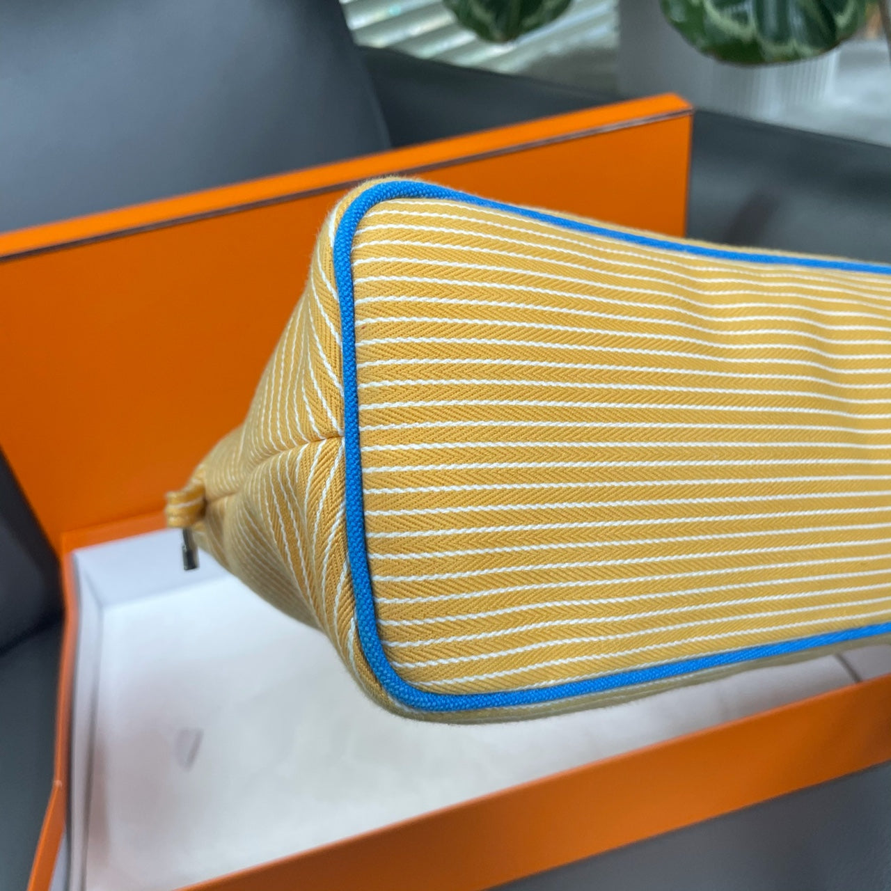 Hermès - Passe - Cotton and Canvas - Yellow - (medium)