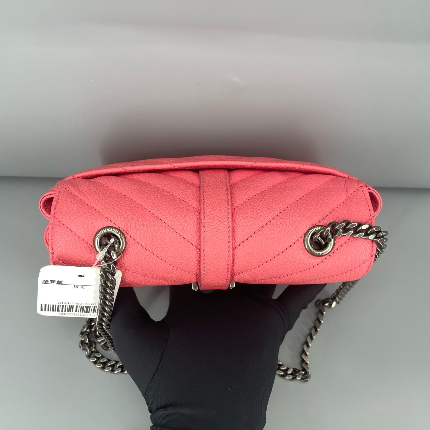 Saint Laurent - College Mini Messenger Bag - Leather - Pink - (mini)