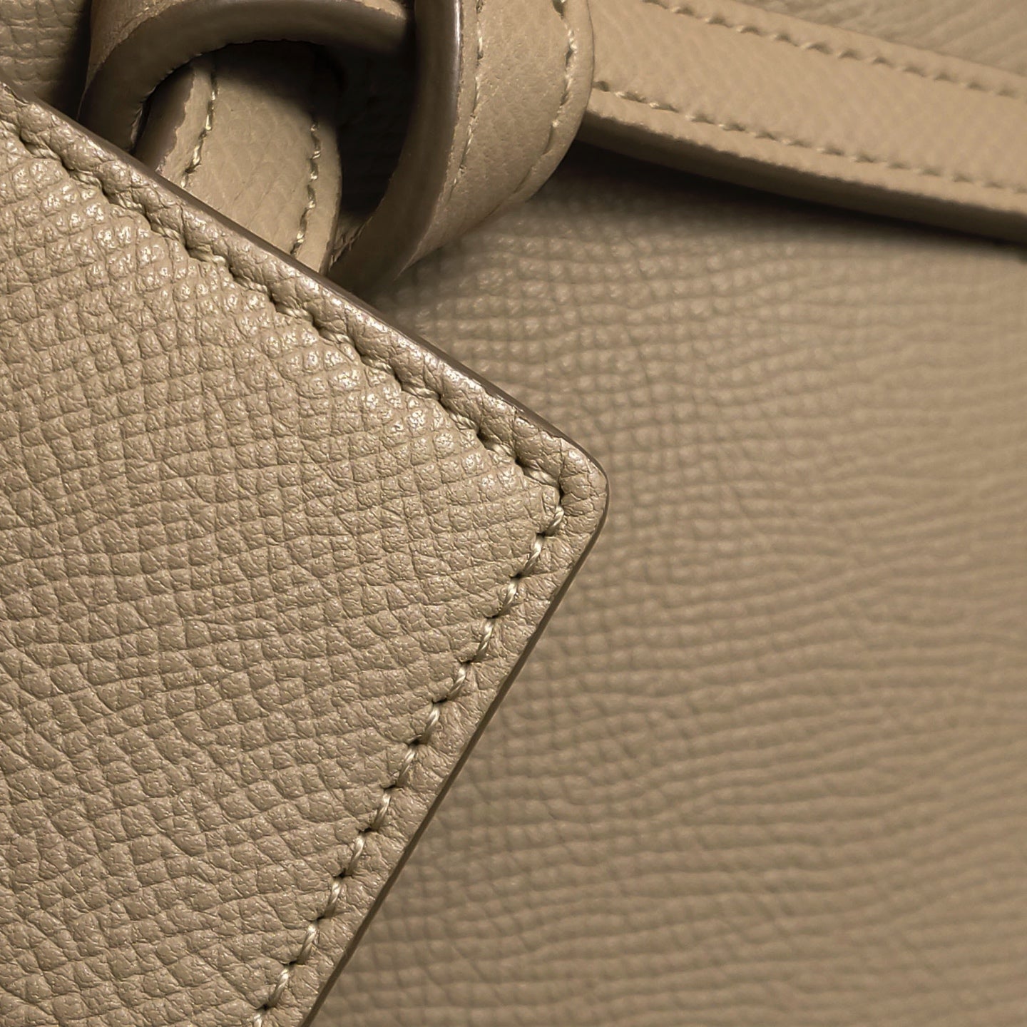Celine - Belt Micro - Grained leather - Camel - (Small)