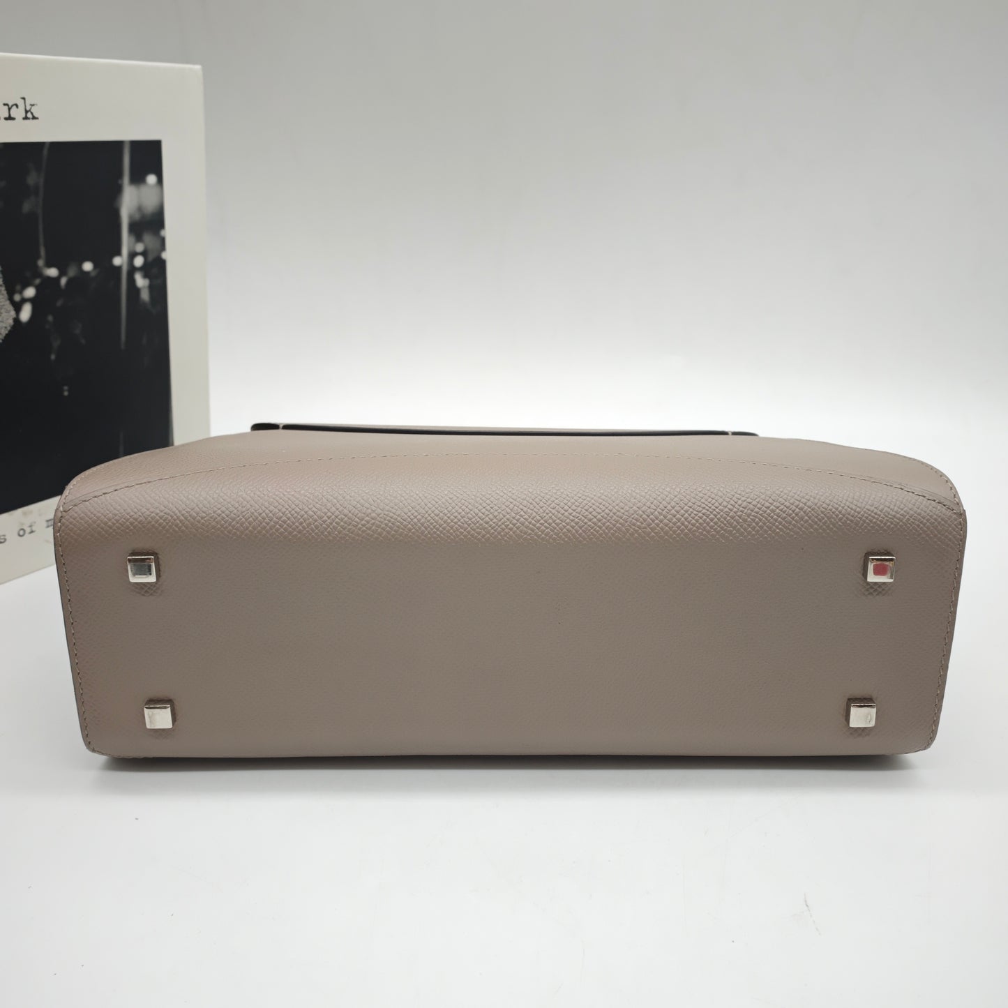 Moynat - Rejane - Grained leather - Elephant Grey with Silver-Tone Hardware - (Small)