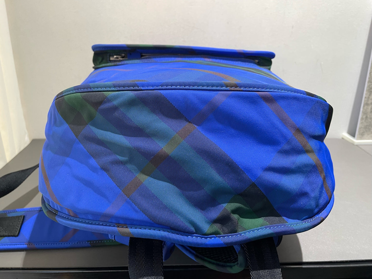 Burberry - Classic Plaid Backpack - Canvas - Blue - (large)