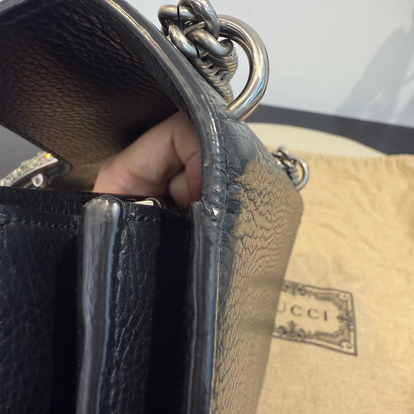 Gucci - Dionysus - Leather - Black - (medium)