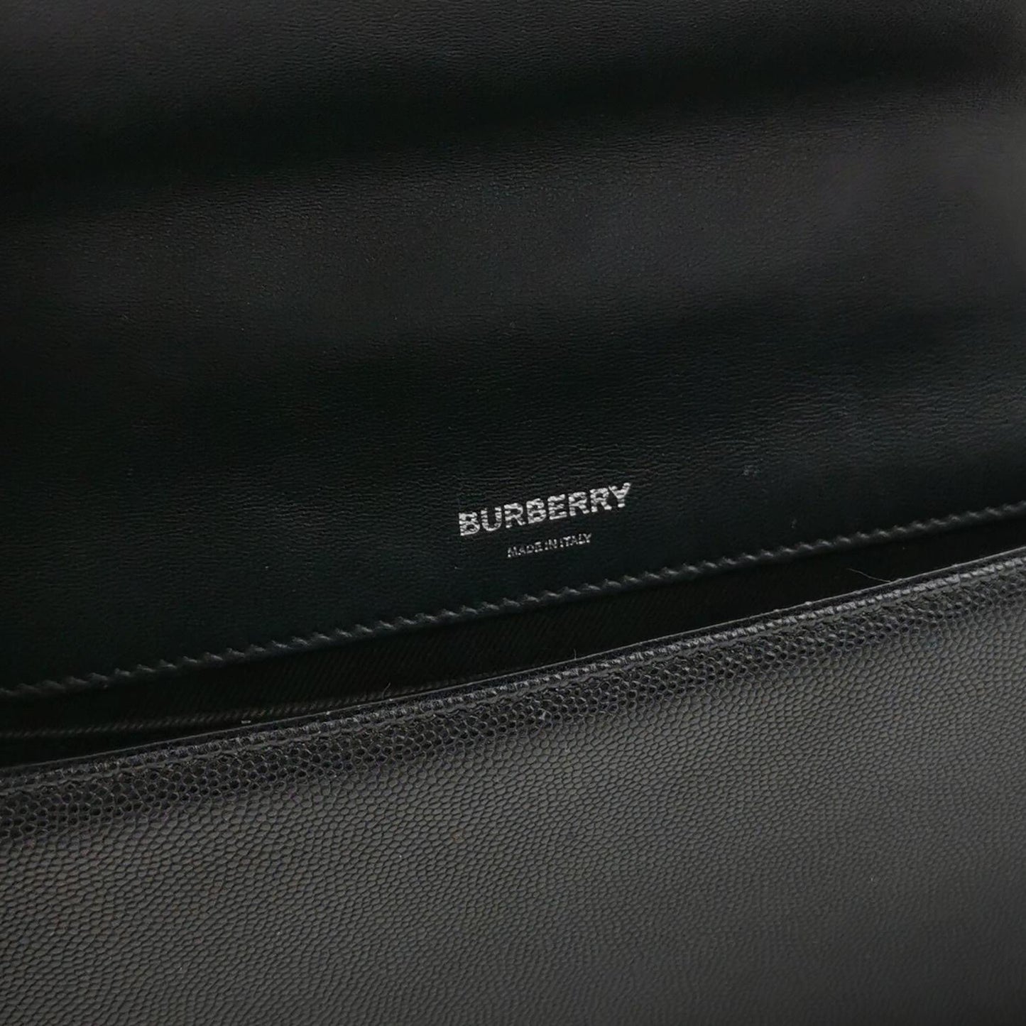 Burberry - Lola Bag - Grained leather - Black - (small)