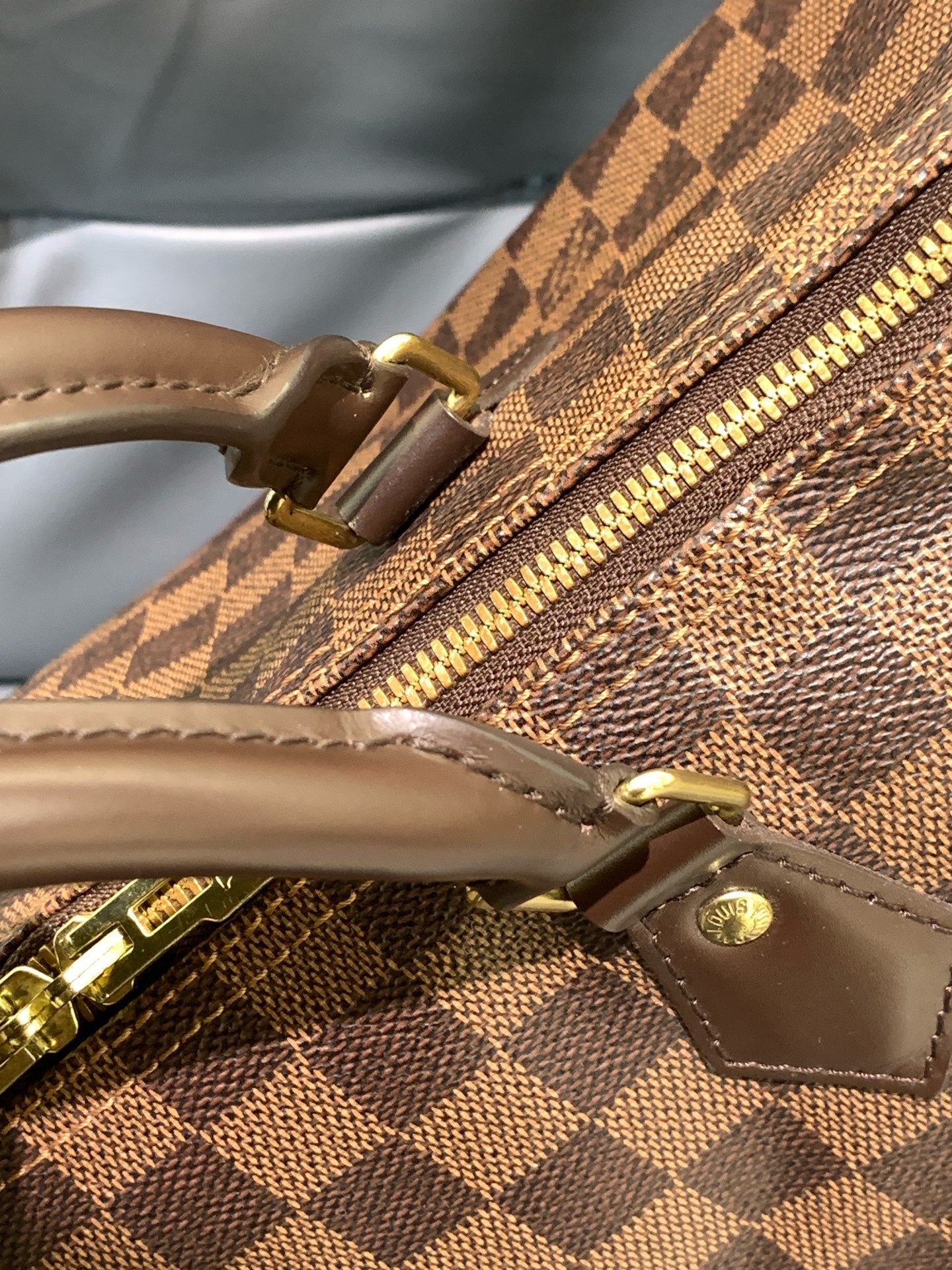 Louis Vuitton - Speedy 30 Bandouliere - Damier Ebene canvas and leather - Brown - (Medium)