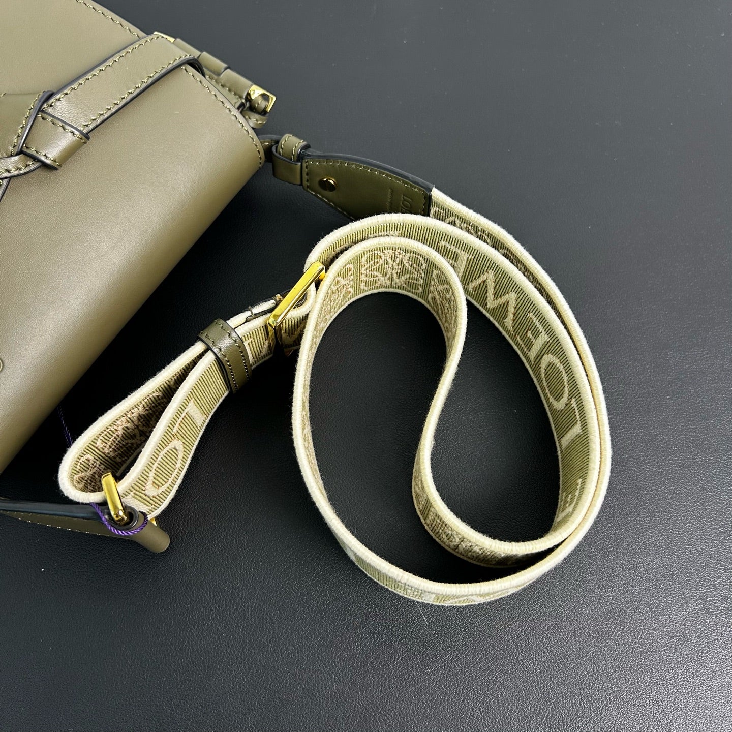 Loewe - Gate Saddle Bag Small - Leather - Green - (small)