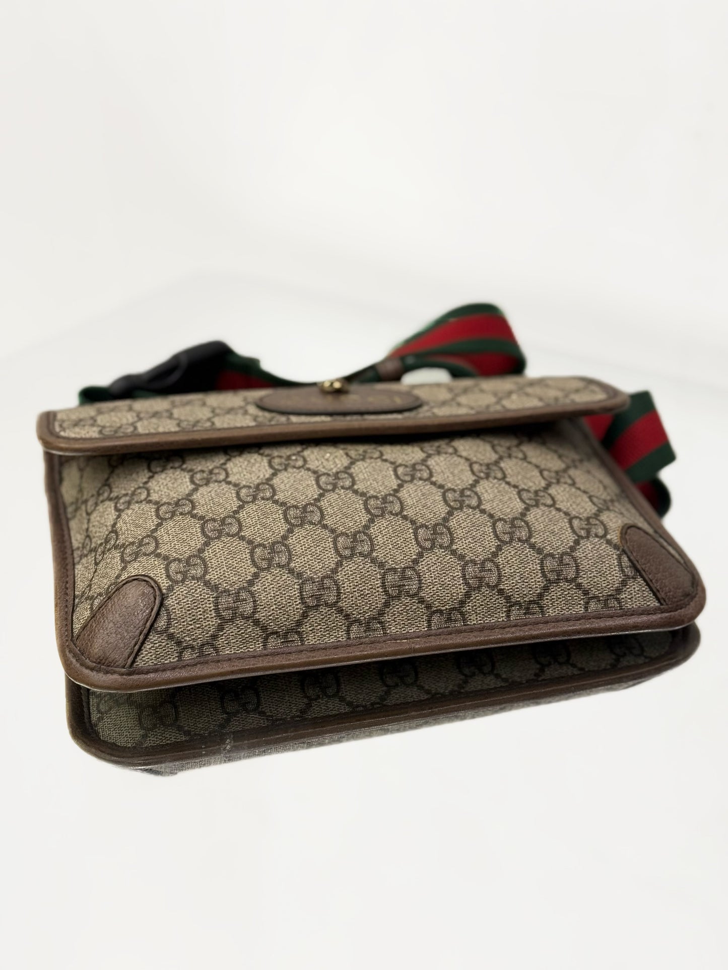 Gucci - GG Supreme Neo Vintage Tiger Head Belt Bag - GG Supreme canvas with leather trim - Beige - (small)