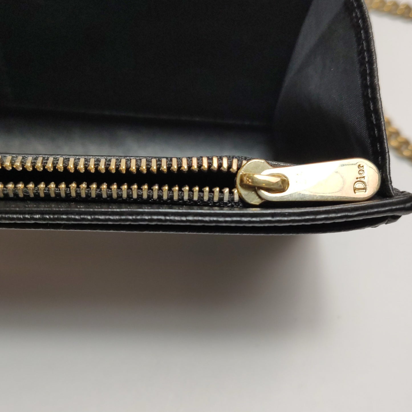 Dior - Diorama Wallet on Chain S0328OVKK M900 - Grained leather - Black - (Small)
