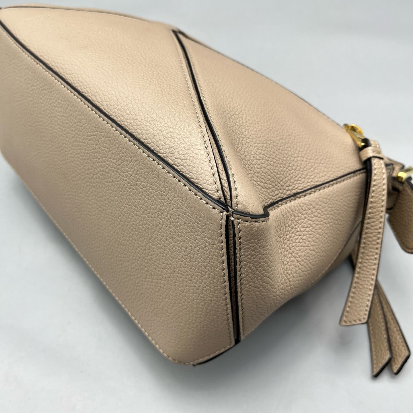 LOEWE - Puzzle Bag Small - Grained calfskin leather - Beige - (Small)
