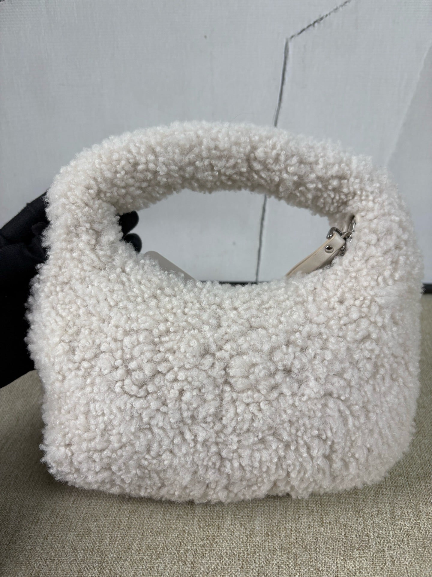Miu Miu - Wander Hobo - Sheep fur - White - (mini)