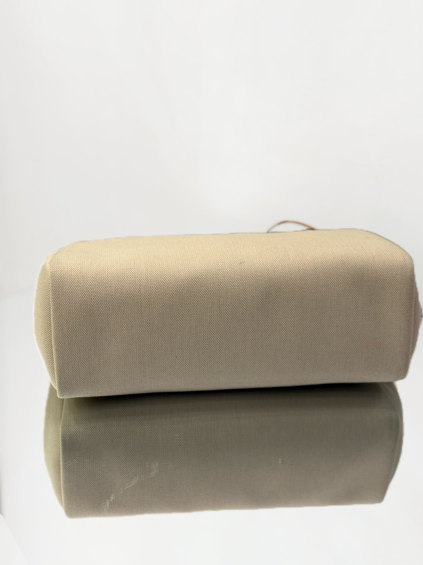 Hermès - Herbag Zip 31 Retourne - Veau Hunter leather and Officier canvas - Golden Brown and Beige - (Medium)