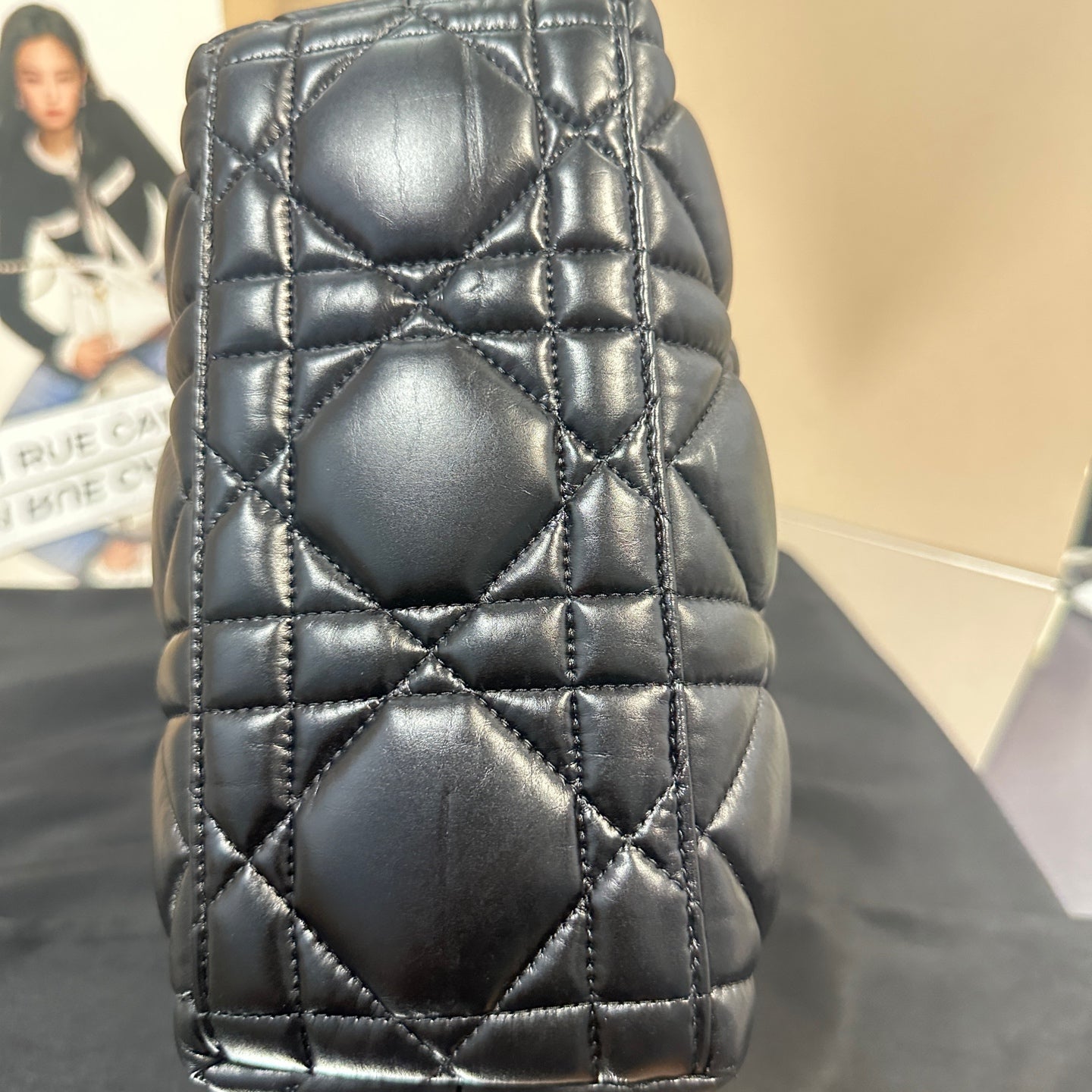 Dior - Lunchbox Bag - Calf leather - Black - (Small)