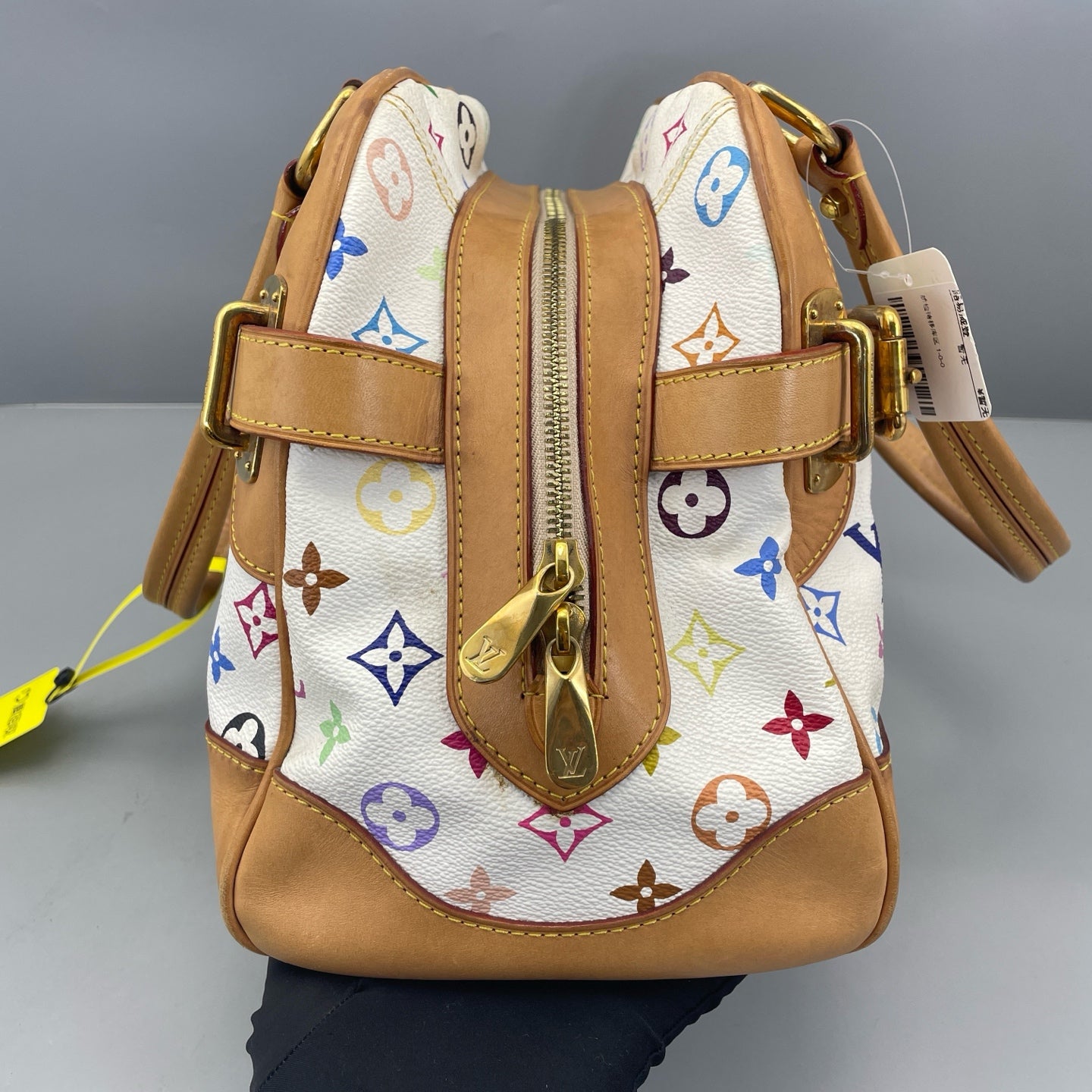 Louis Vuitton - Rita Top Handle Bag - Coated canvas and natural cowhide leather - Multicolour - (Large)