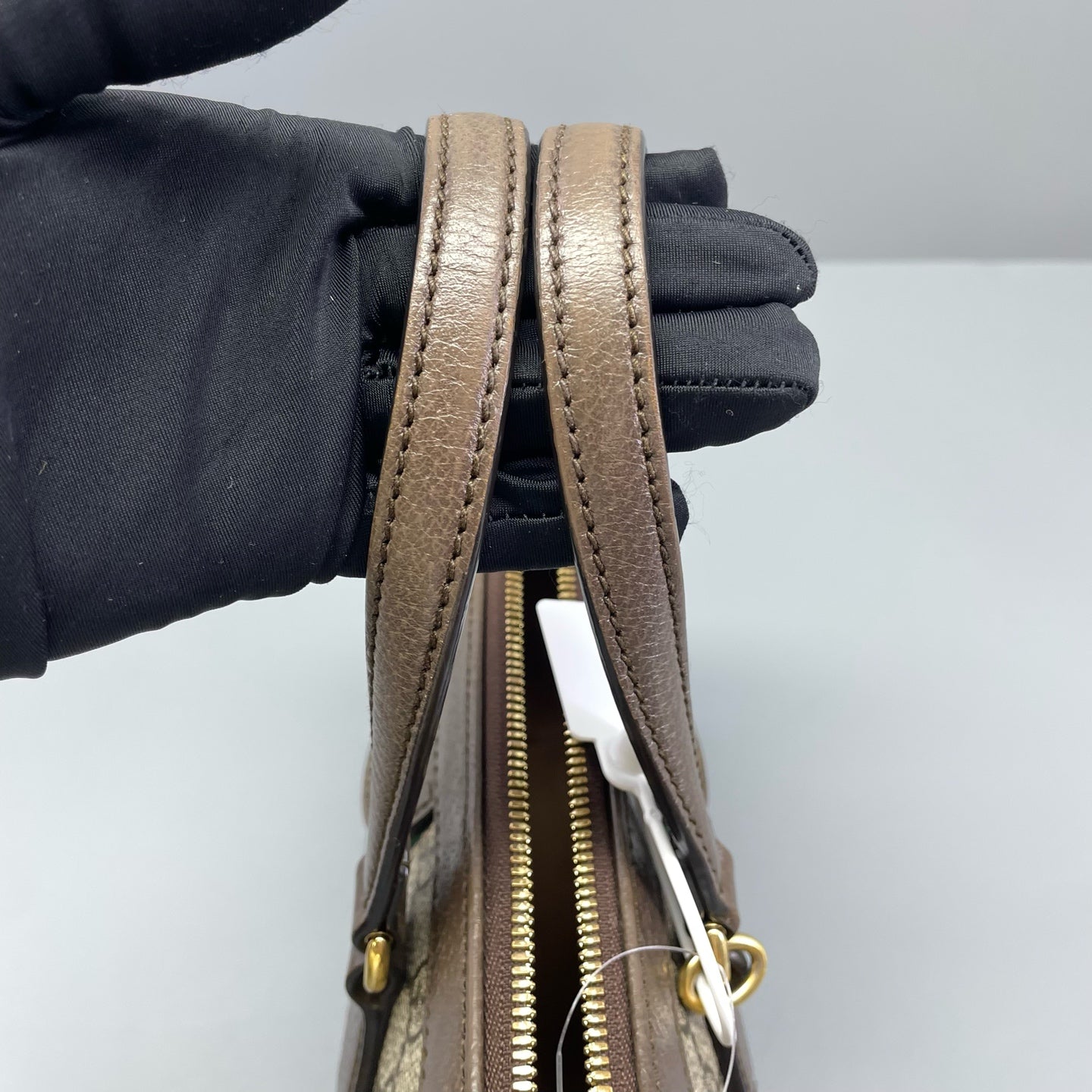 Gucci - Ophidia Small Tote Bag - GG Supreme canvas and leather - Brown - (small)