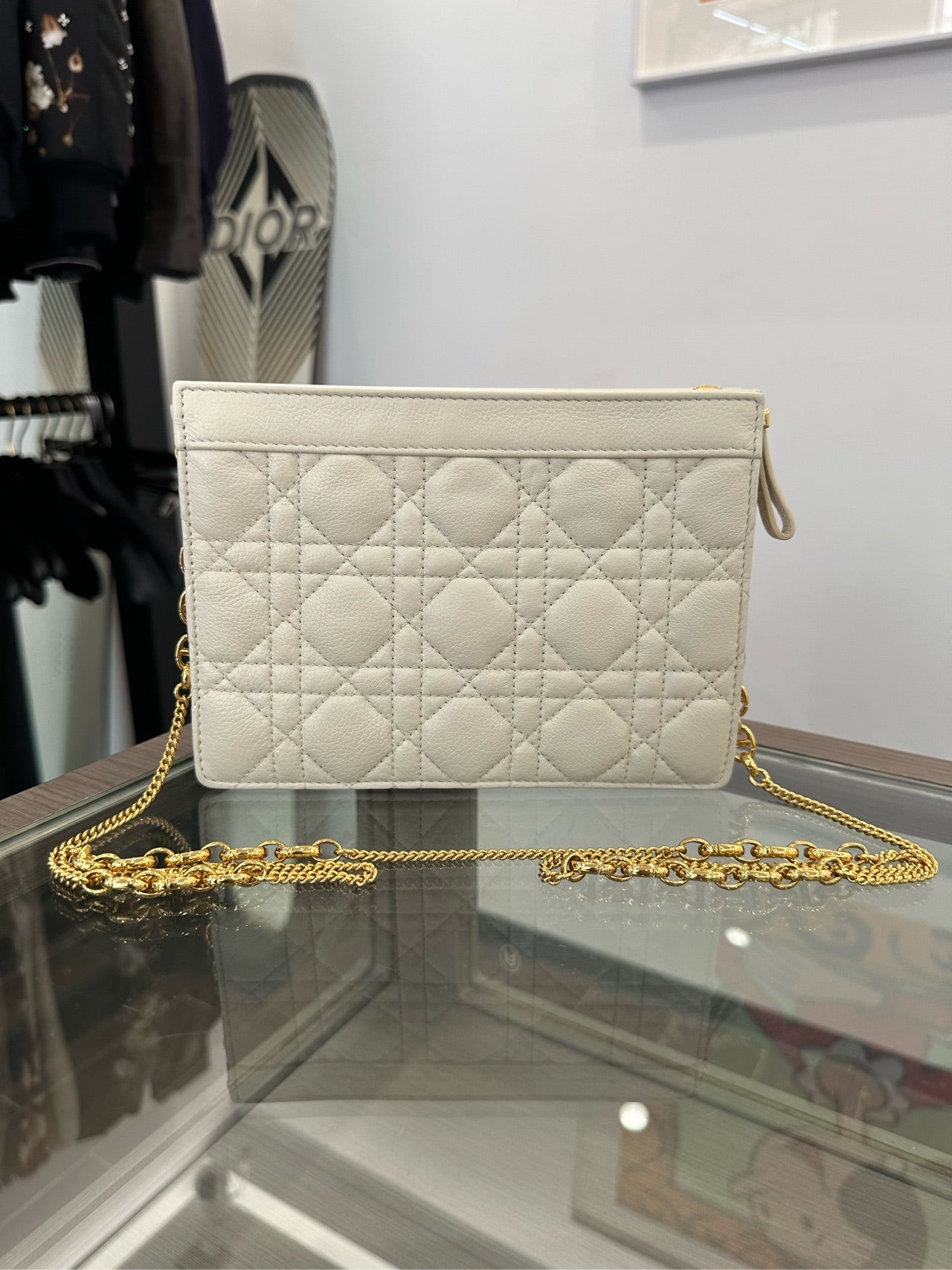 Dior - Caro - Leather - White - (mini)