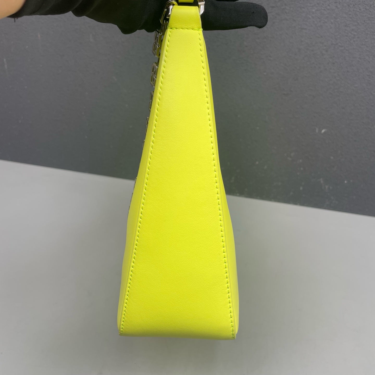 Givenchy - Moon Cut Small Shoulder Bag - Leather - Yellow - (Small)