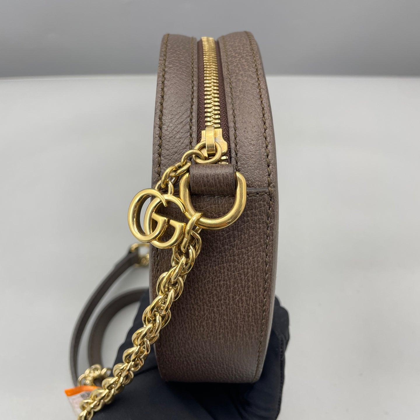 Gucci - Ophidia Mini Round Shoulder Bag - GG Supreme canvas and leather - Brown - (mini)