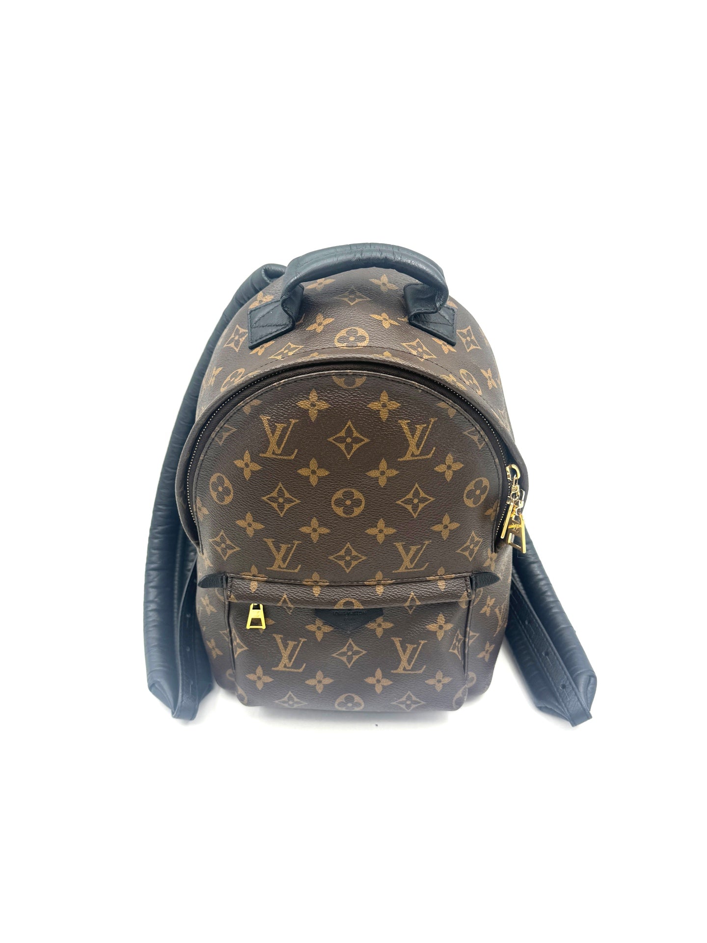 Louis Vuitton - Palm Springs Mini Backpack - Coated canvas and soft cowhide leather - Brown and Black - (mini)