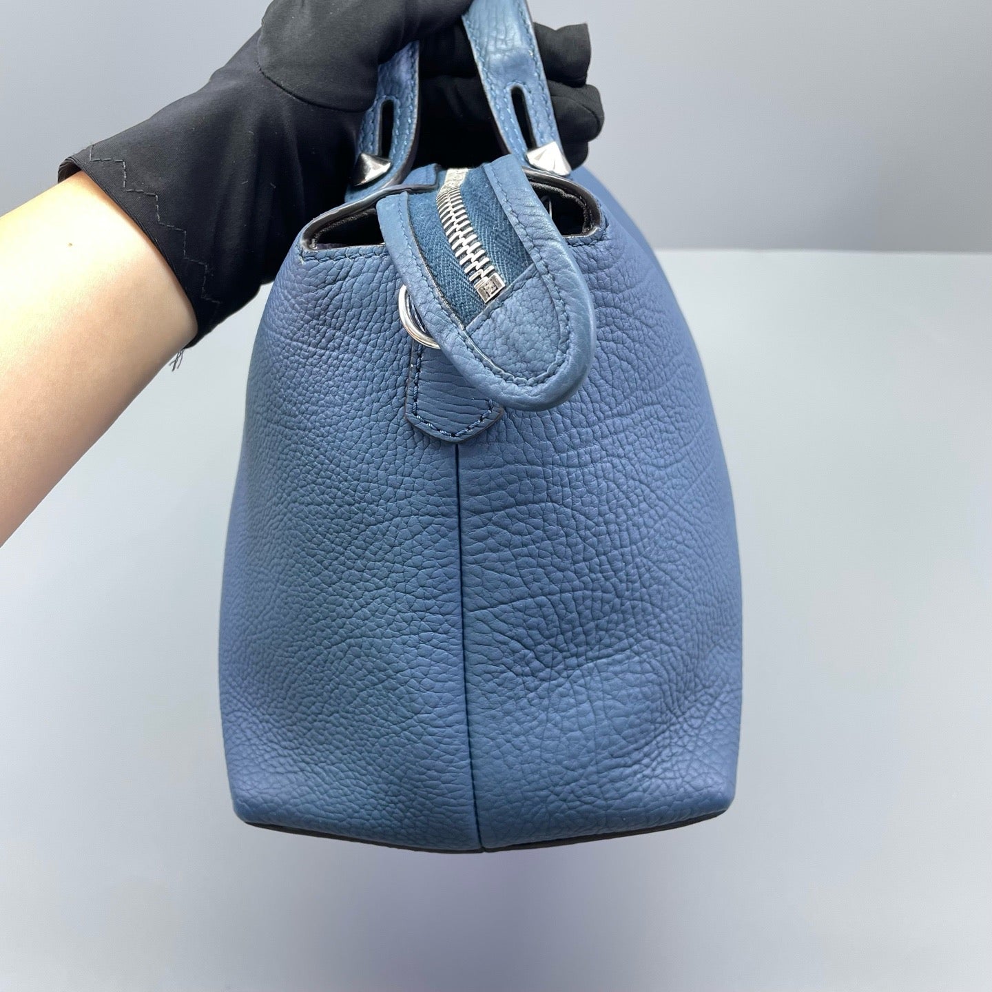 Fendi - By The Way - Grained leather - Blue - (medium)