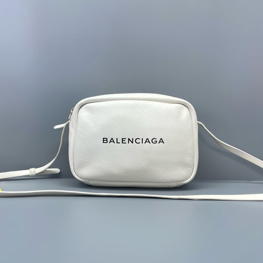 Balenciaga - Everyday Camera Bag - Grained calfskin leather - White - (Small)