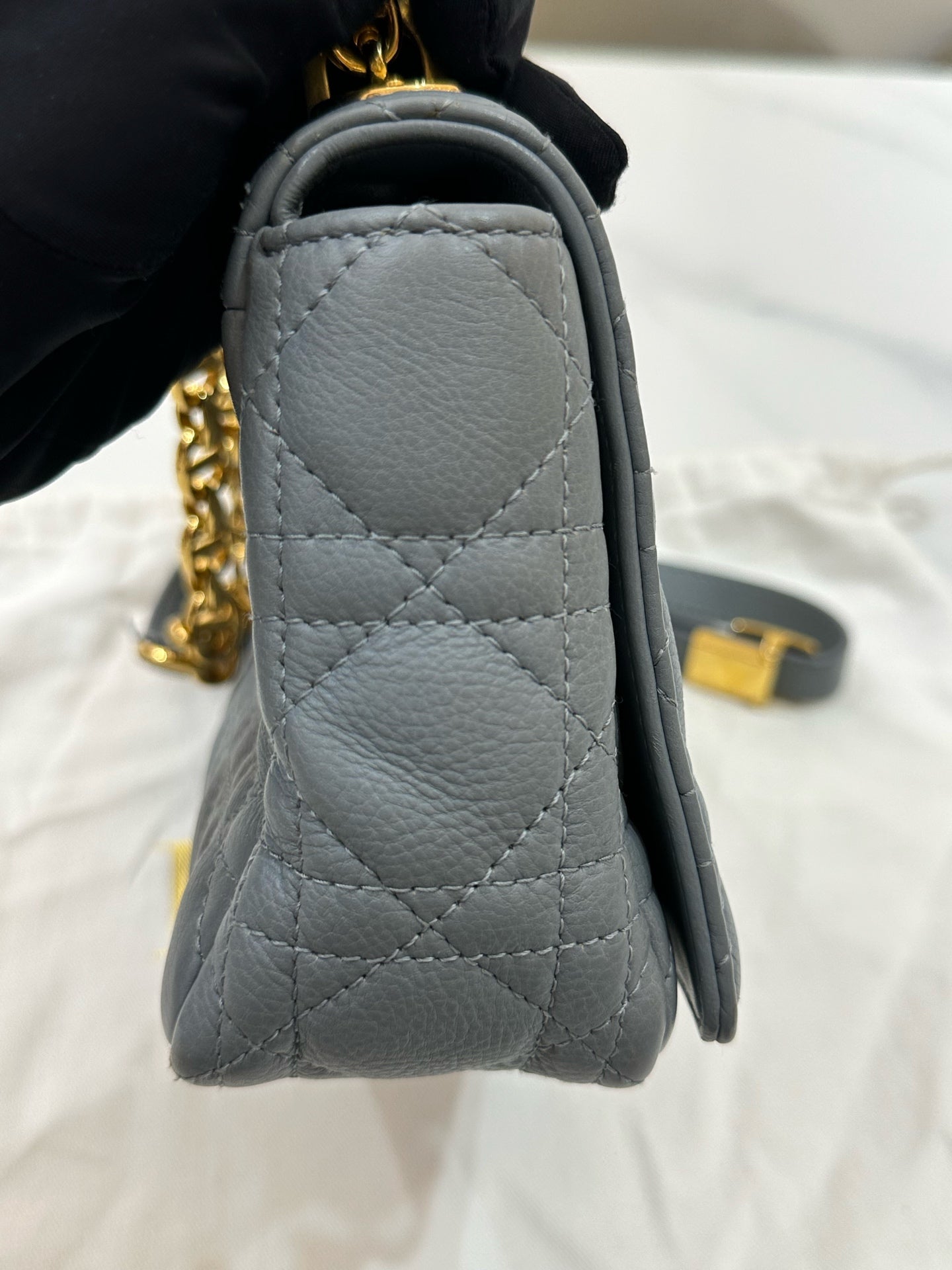 Dior - Miss Caro - Grained calfskin leather - Haze Blue - (Mini)