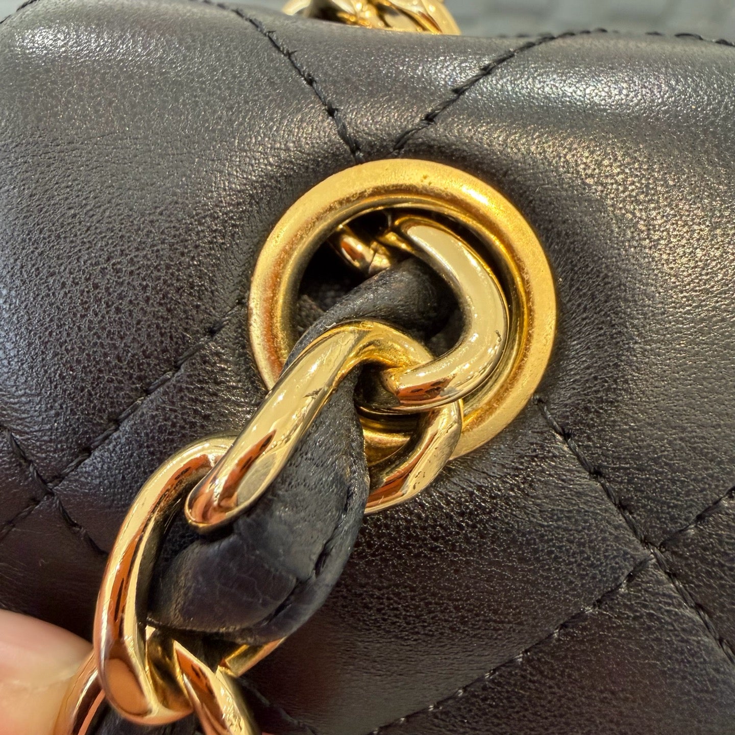 Chanel - Classic Flap Jumbo Double Flap Bag - Lambskin leather - Black - (Large)