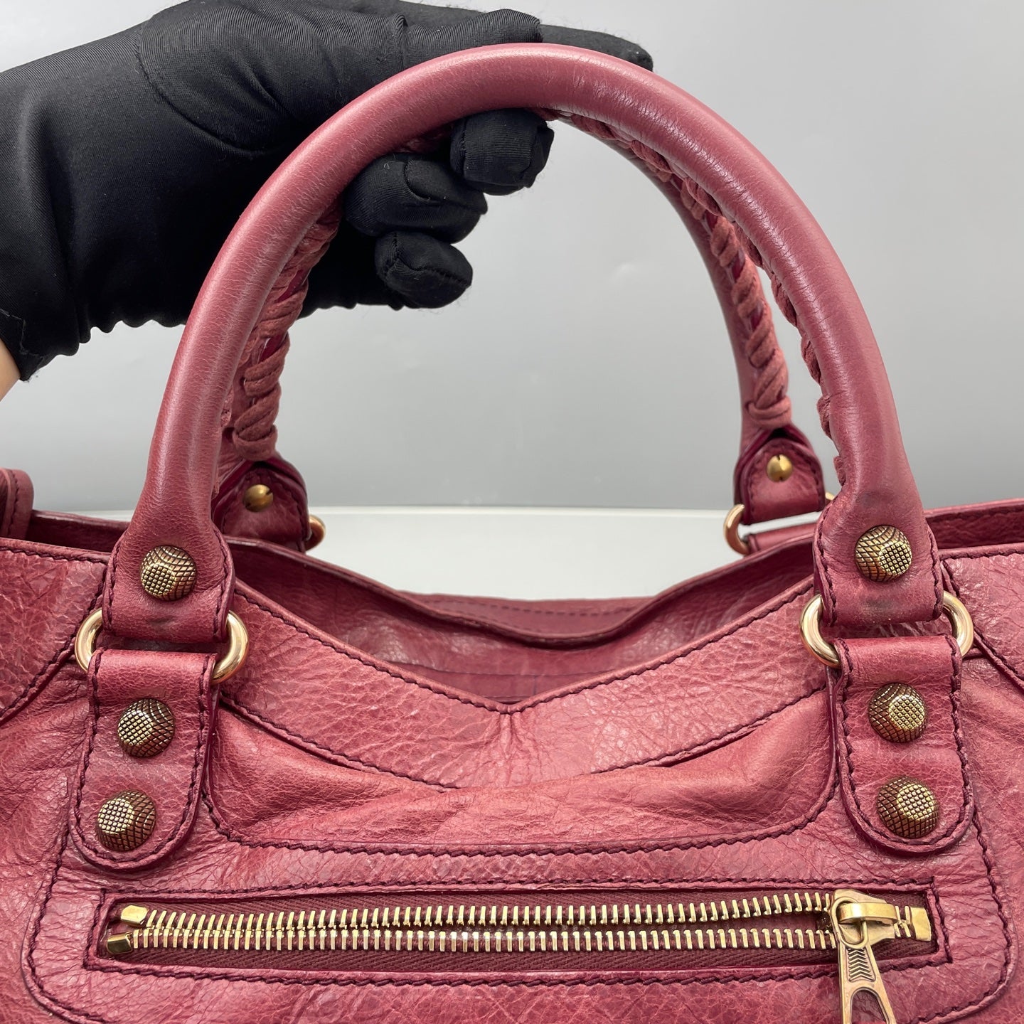 Balenciaga - City Bag - Leather - Burgundy - (medium)