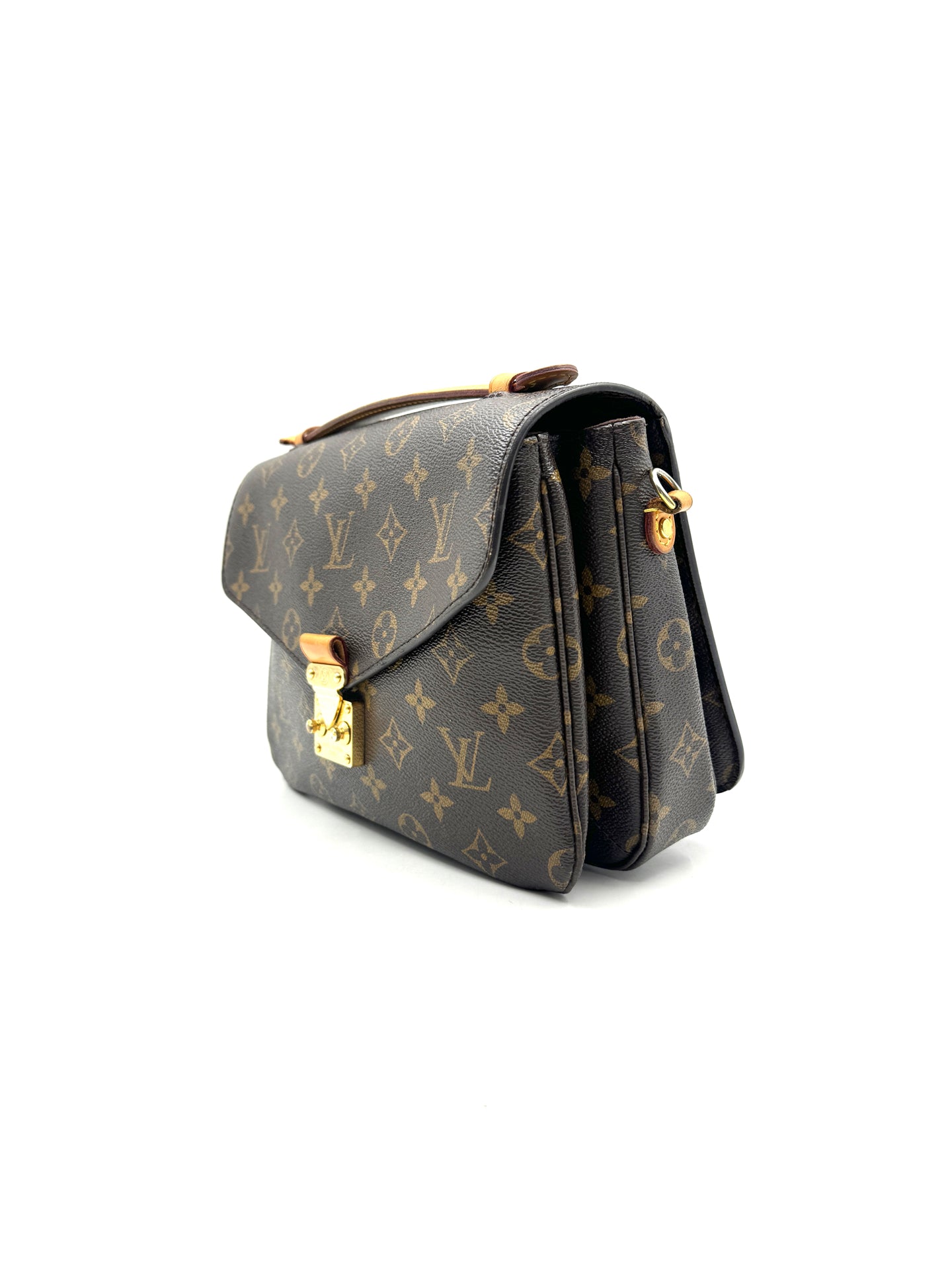 Louis Vuitton - Pochette Metis - Monogram coated canvas with cowhide leather trim - Brown - (Medium)