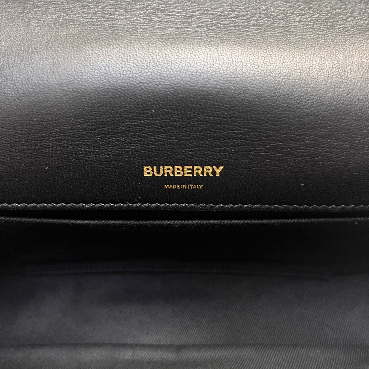 Burberry - Small Lola Bag - Black cowhide leather and multicolour wool tweed - Black - (Small)
