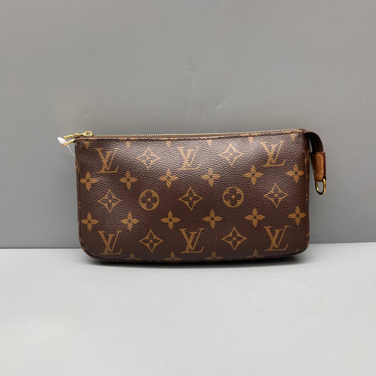 Louis Vuitton - Pochette Accessoires - Monogram coated canvas with Vachetta leather trim - Brown - (small)