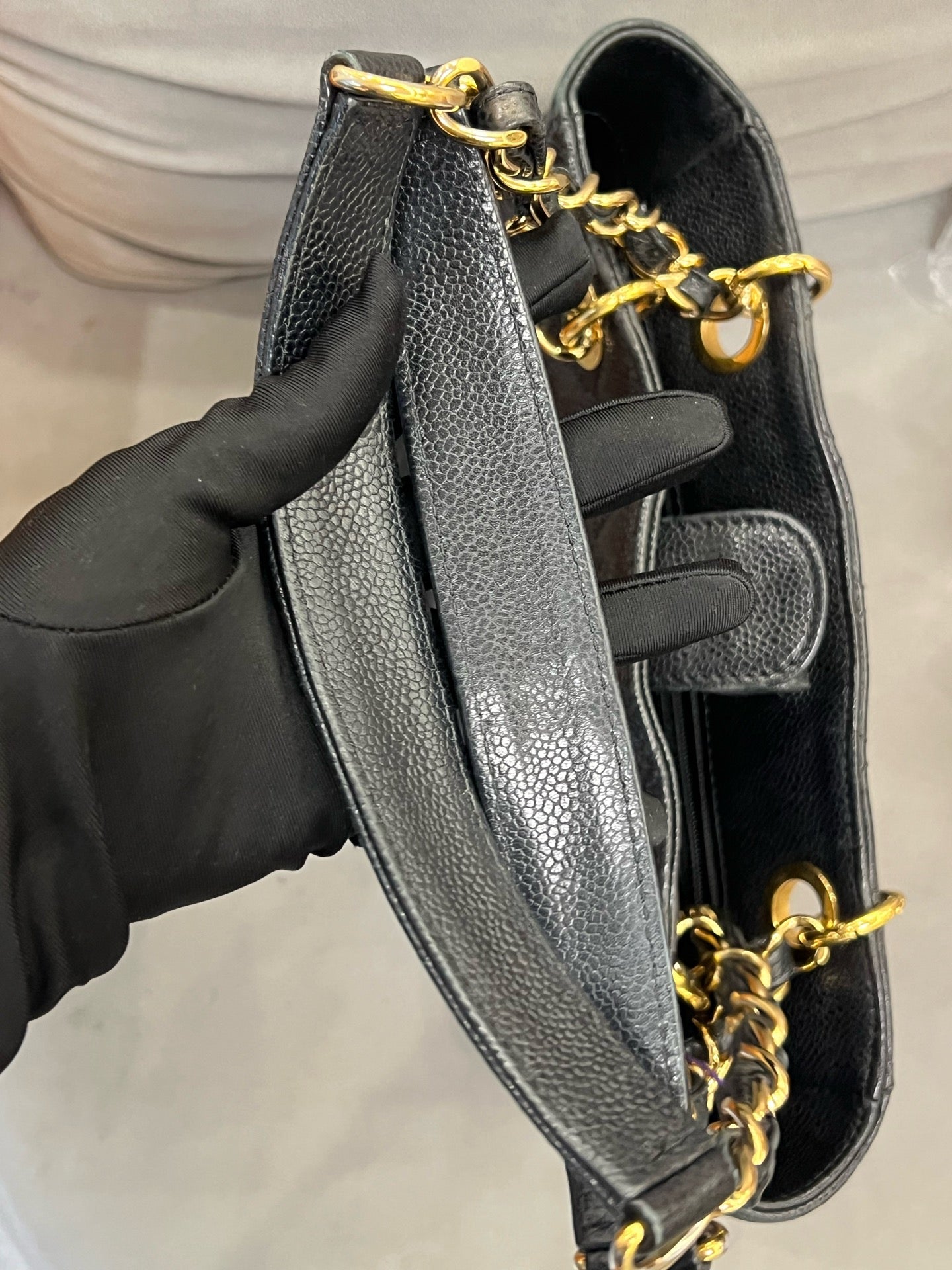 Chanel - PST Small (Petit Shopping Tote) - Caviar leather - Black - (Small)