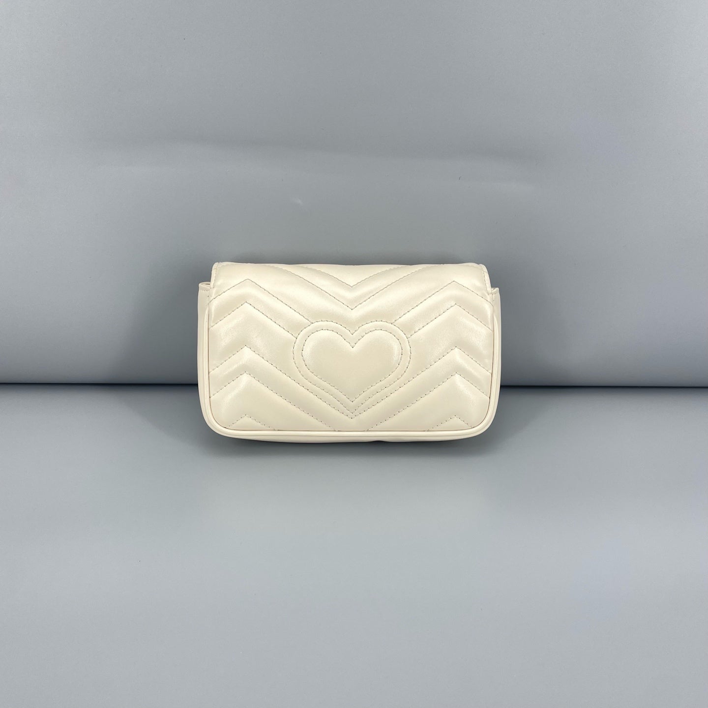 Gucci - Marmont Super Mini Bag - Matelassé leather - White - (mini)