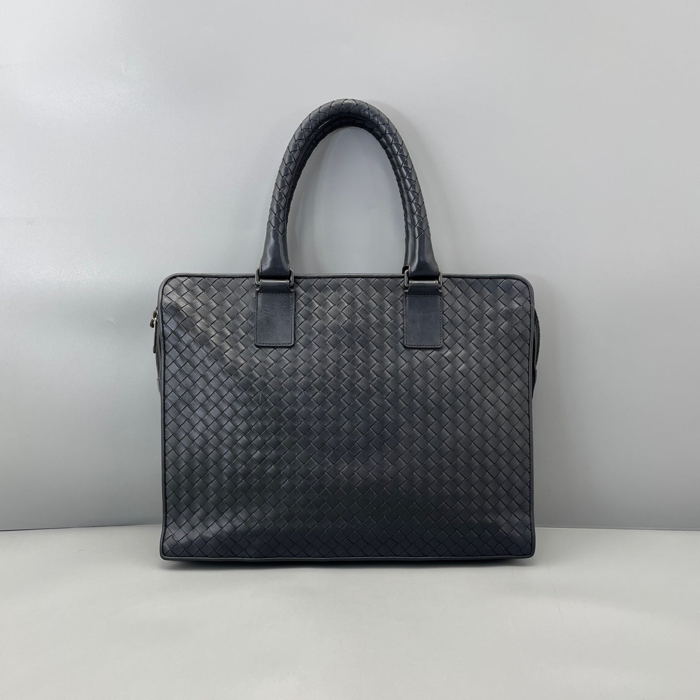 Bottega Veneta - Intrecciato Briefcase - Leather - Grey - (Large)