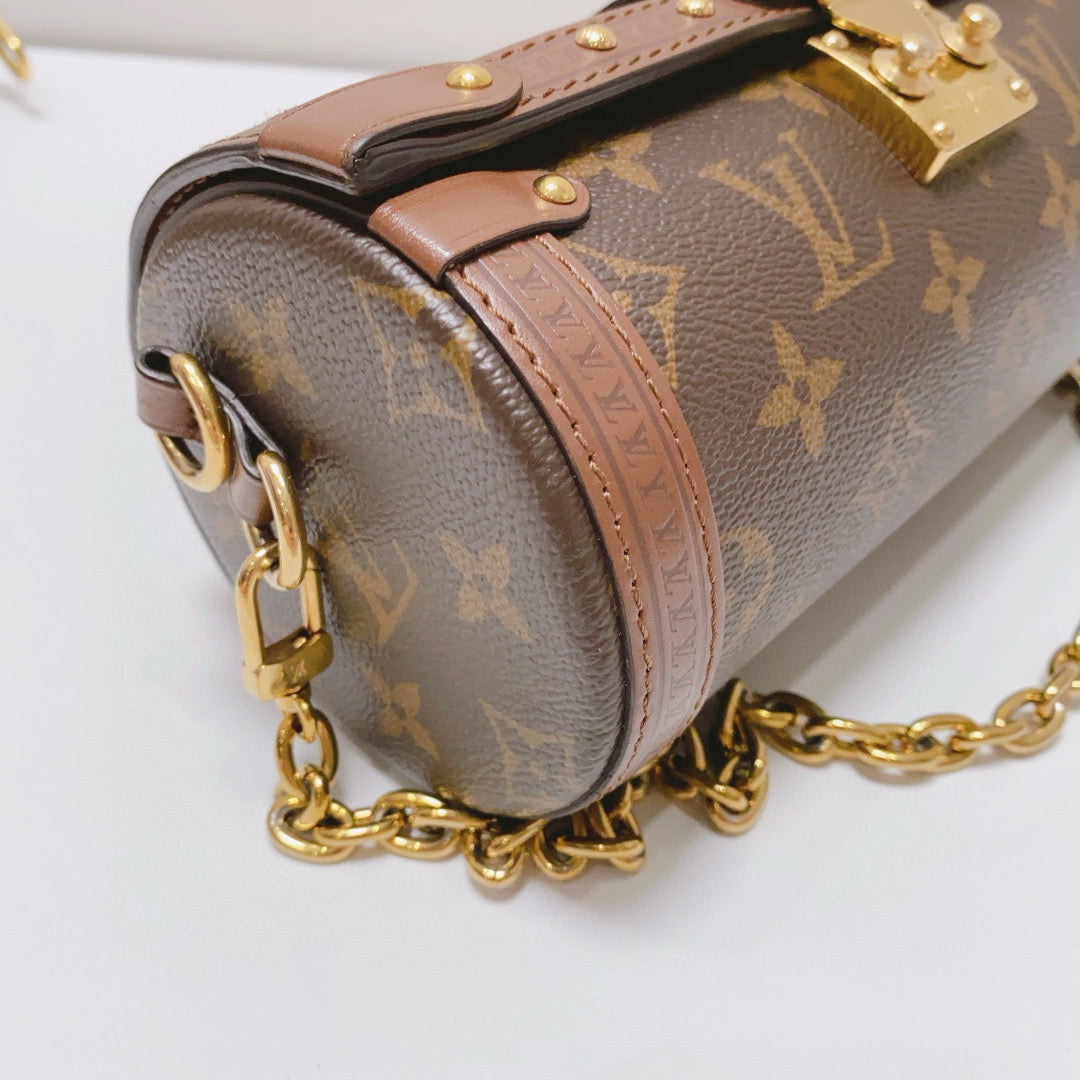 Louis Vuitton - Papillon Trunk - Monogram canvas with leather trim - Brown - (mini)