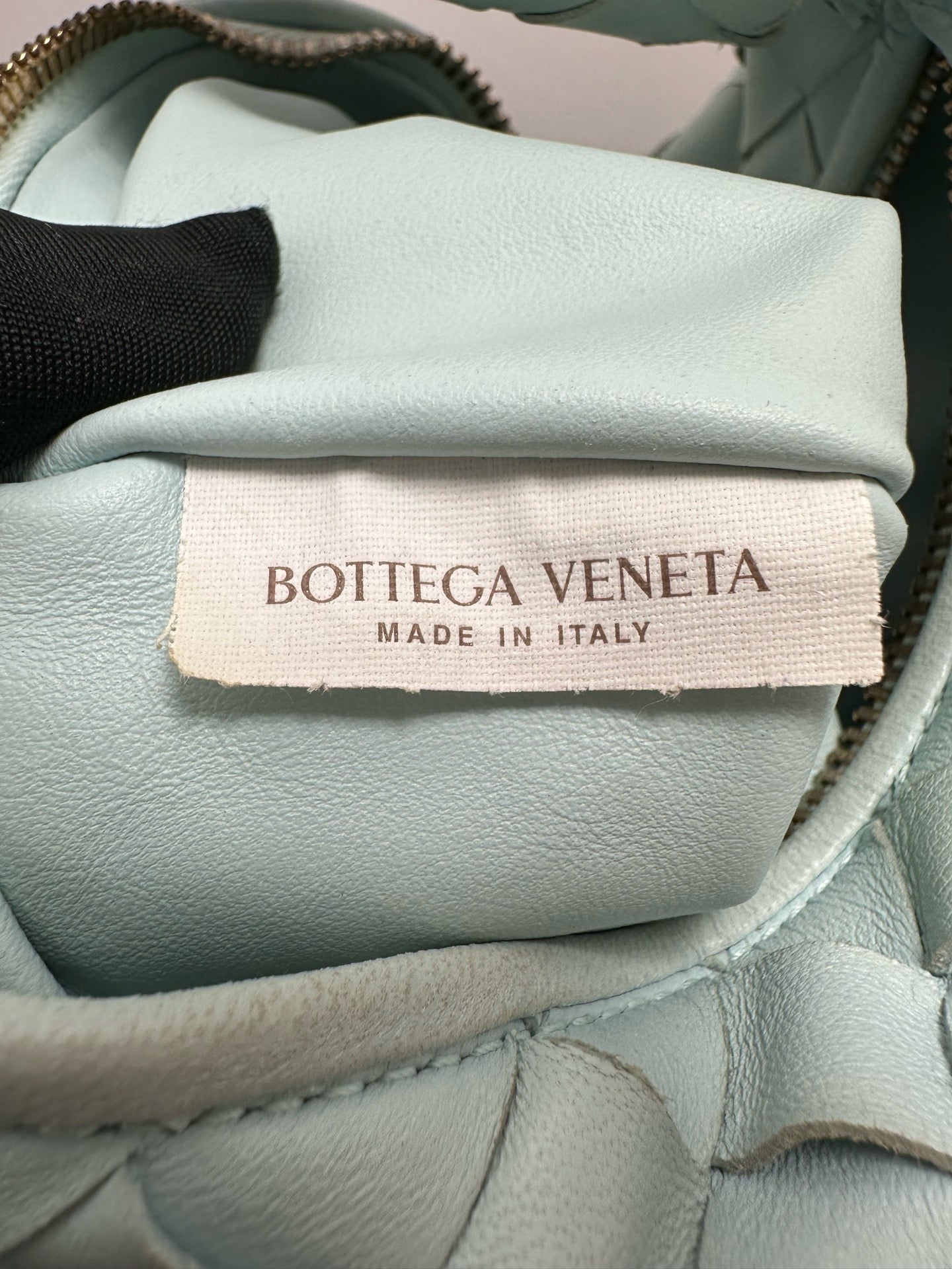 Bottega Veneta - Mini Jodie - Lambskin leather - Blue - (mini)