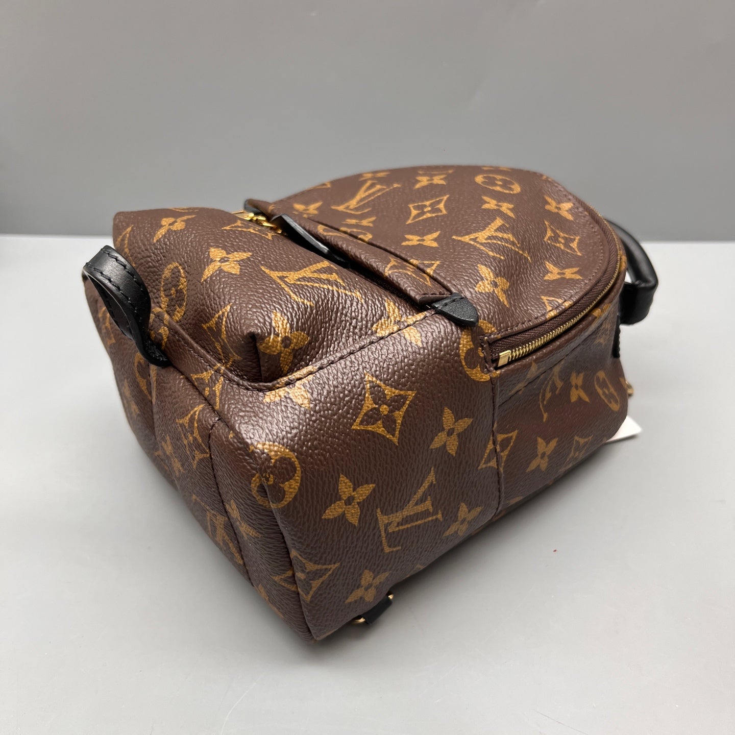 Louis Vuitton - Palm Springs Mini Backpack - Monogram coated canvas with leather trim - Brown - (mini)