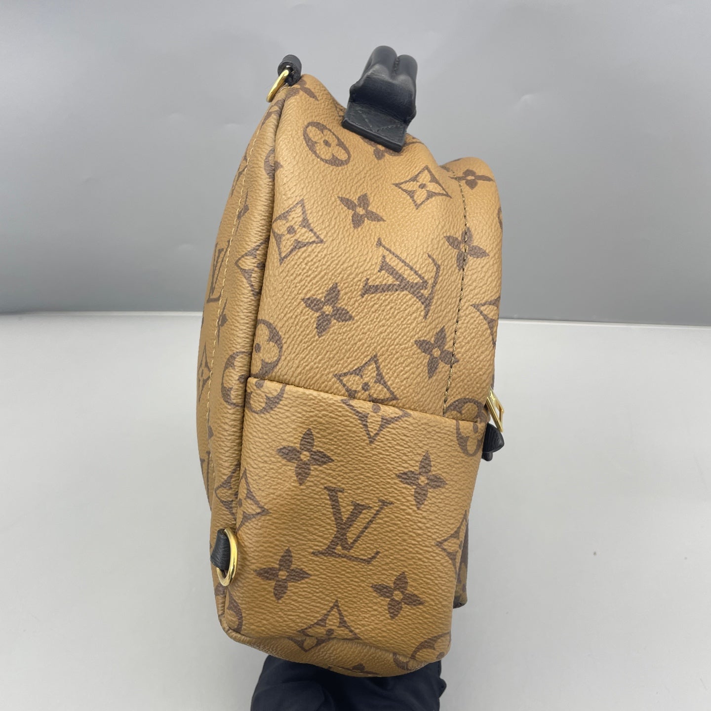 Louis Vuitton - Palm Springs Mini Backpack - Monogram Canvas with leather trim - Brown - (mini)