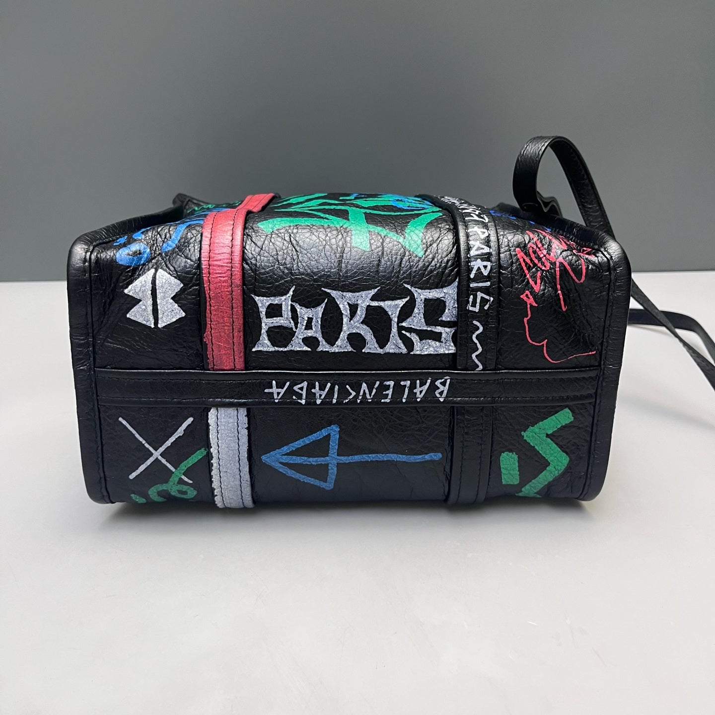 Balenciaga - Graffiti Shoulder Bag - Leather - Multicolour - (medium)