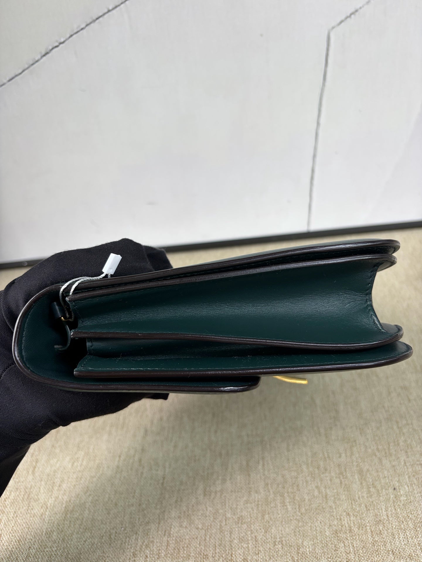 Celine - Classic Box Medium - Leather - Green - (Medium)