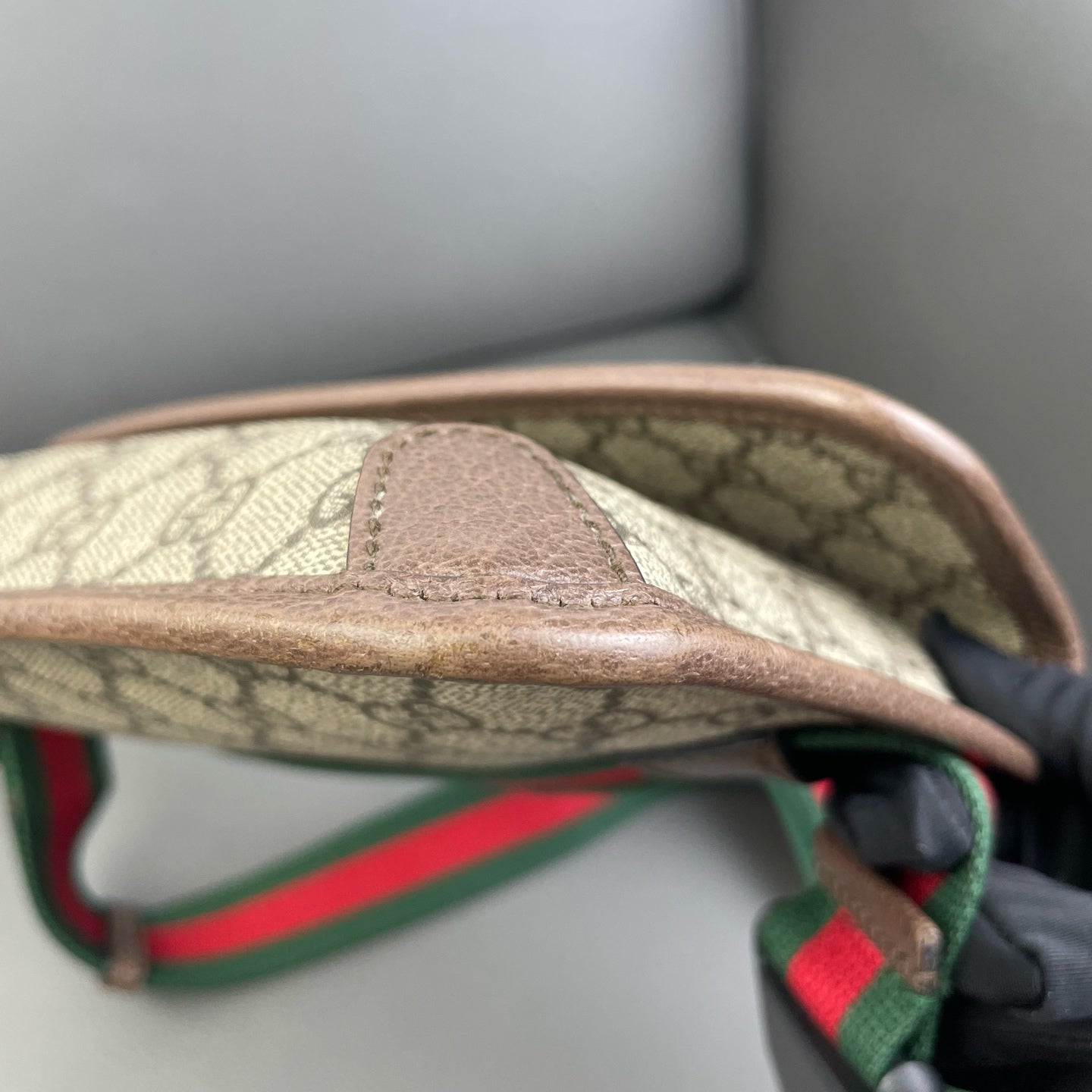 Gucci - Neo Vintage Tiger Head Belt Bag - GG Supreme canvas with leather trim - Brown - (small)