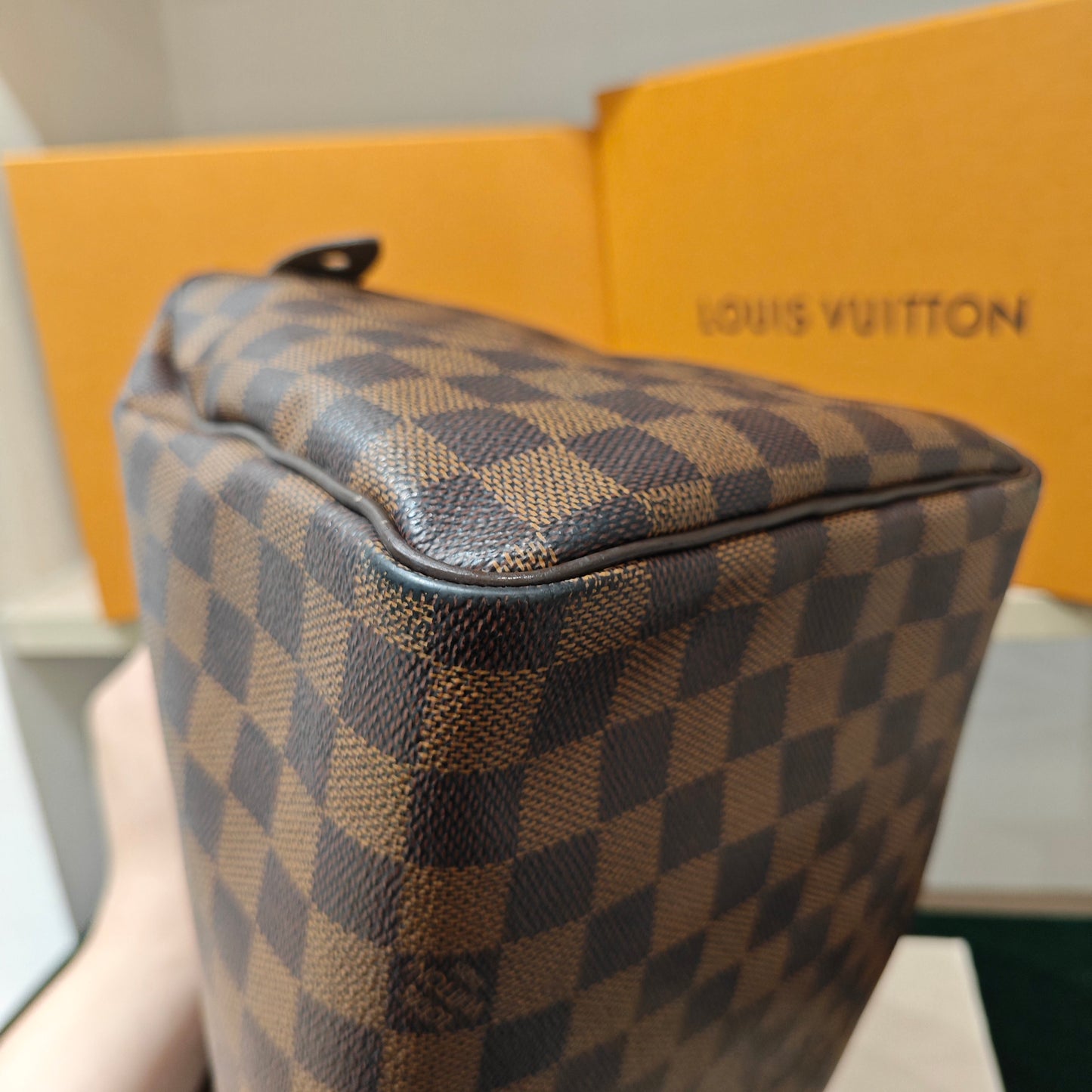 Louis Vuitton - Speedy 30 - Damier Ebene coated canvas with leather trim - Brown - (medium)