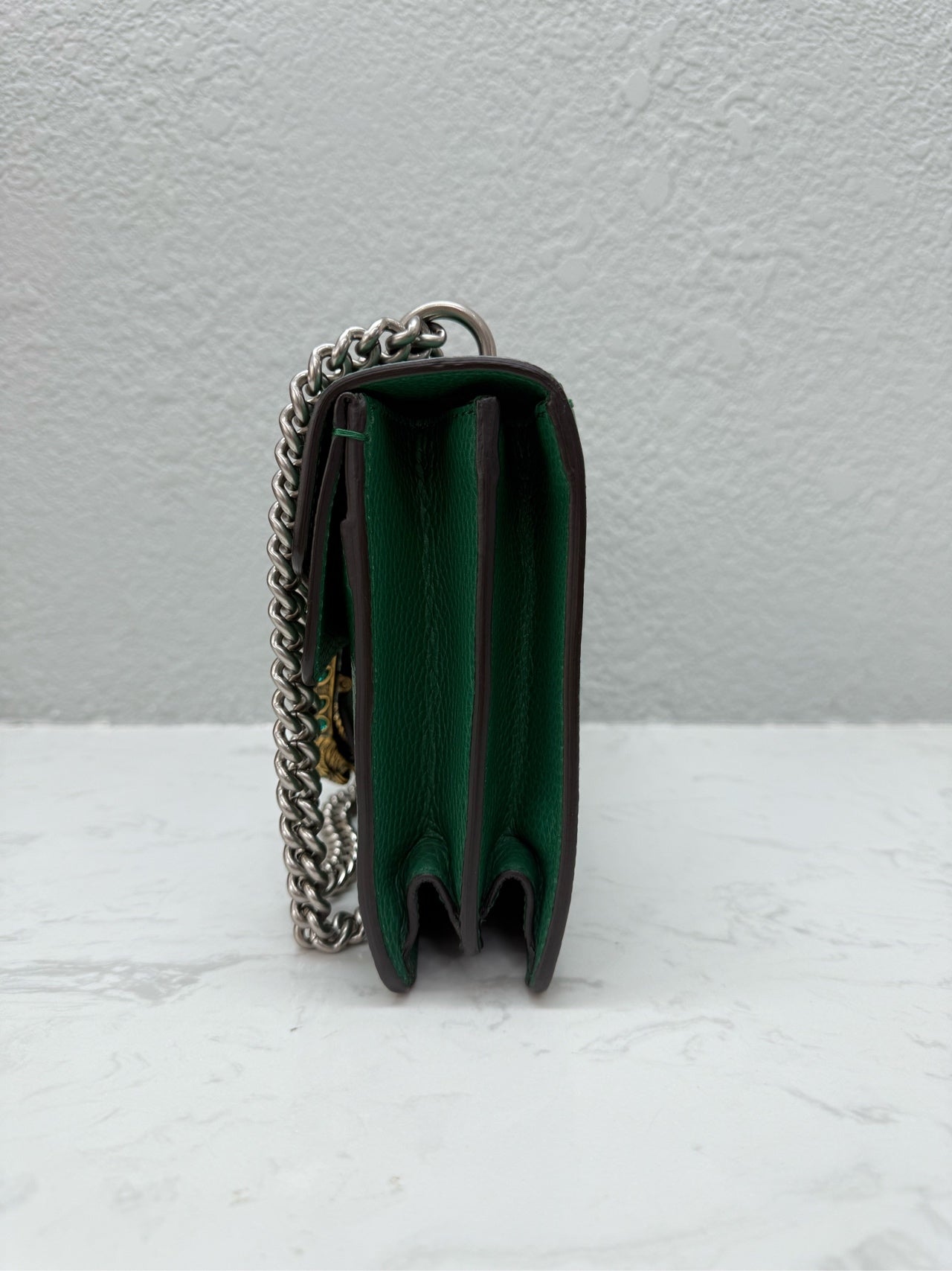 Gucci - Dionysus - Pebbled leather - Green - (medium)