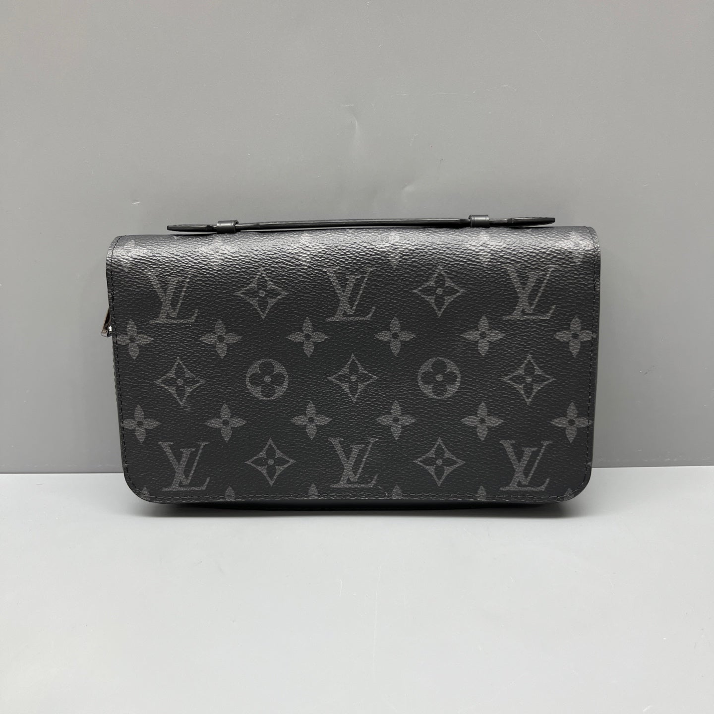 Louis Vuitton - Zippy XL Organizer Wallet - Monogram Eclipse coated canvas with leather trim and lining - Black - (Medium)