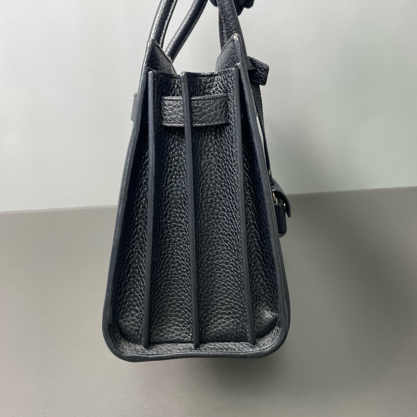Saint Laurent - Sac de Jour - Pebbled leather - Black - (small)