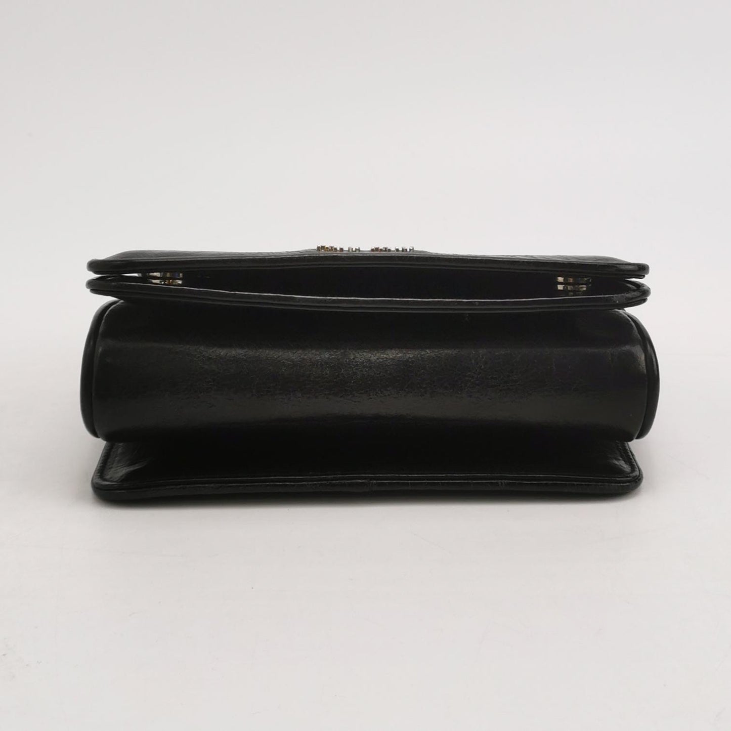 Miu Miu - Chain Shoulder Bag - Leather - Black - (mini)