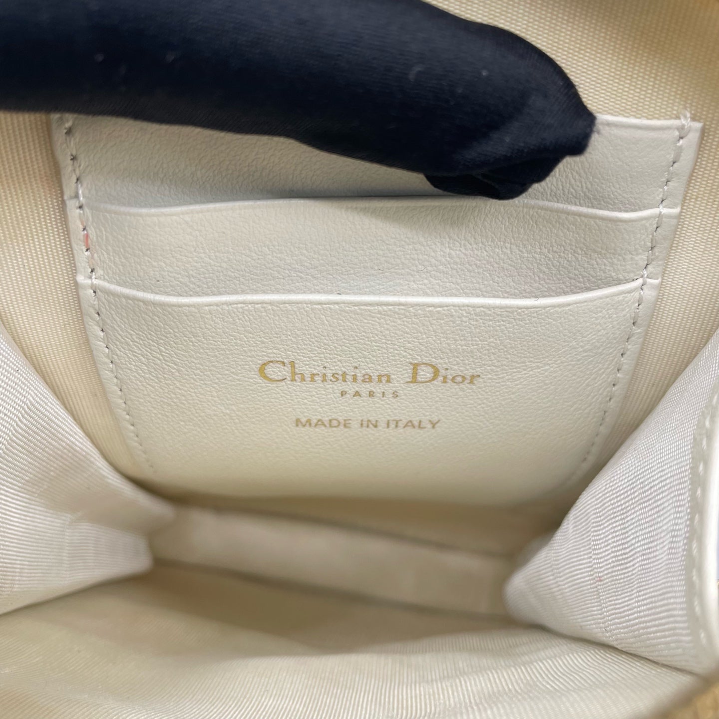 Dior - Phone Holder Bag - Leather - White - (mini)